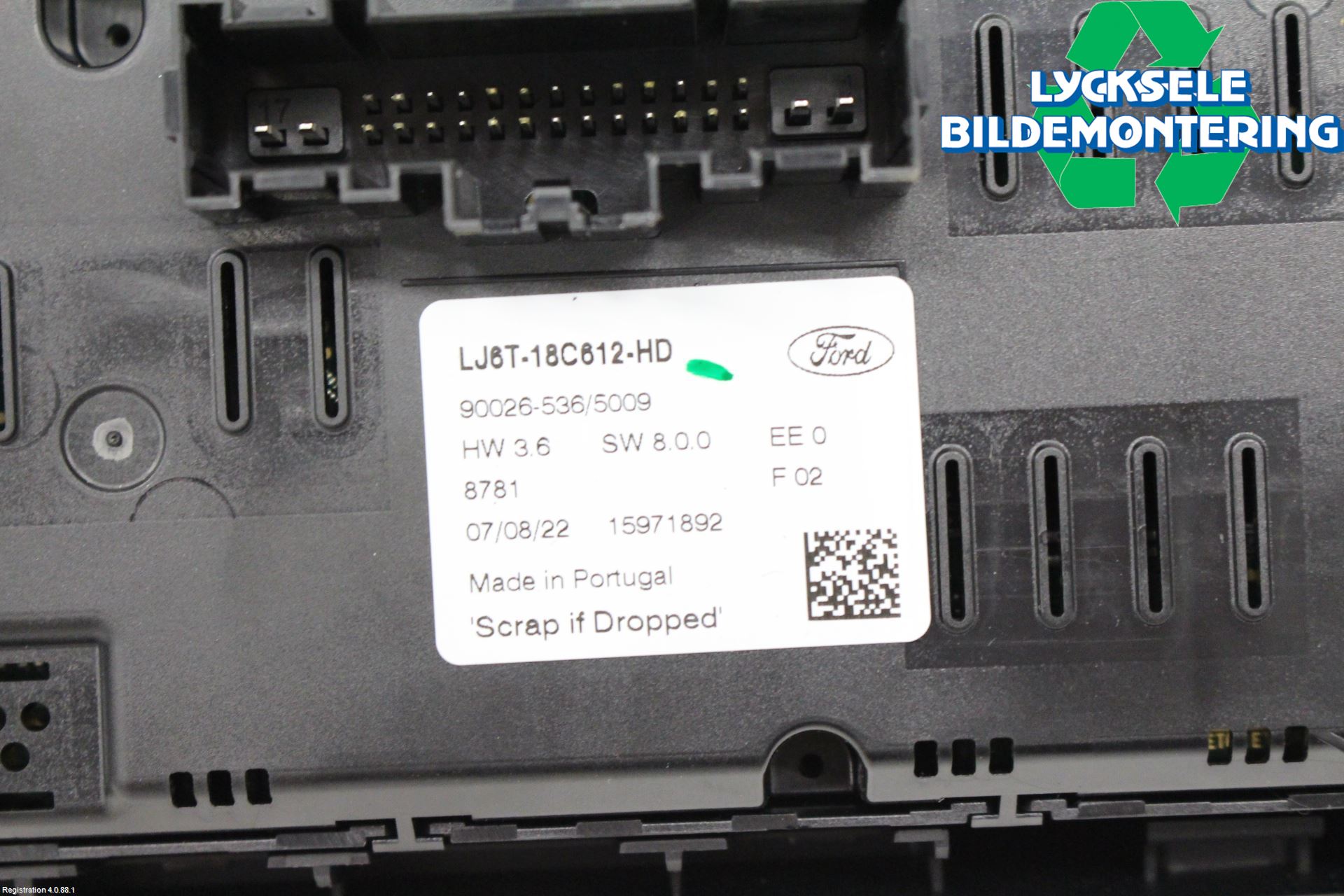 Ford KUGA/KUGA PHEZ/FHEV 20- Ac Styrenhet Ac Manöveren