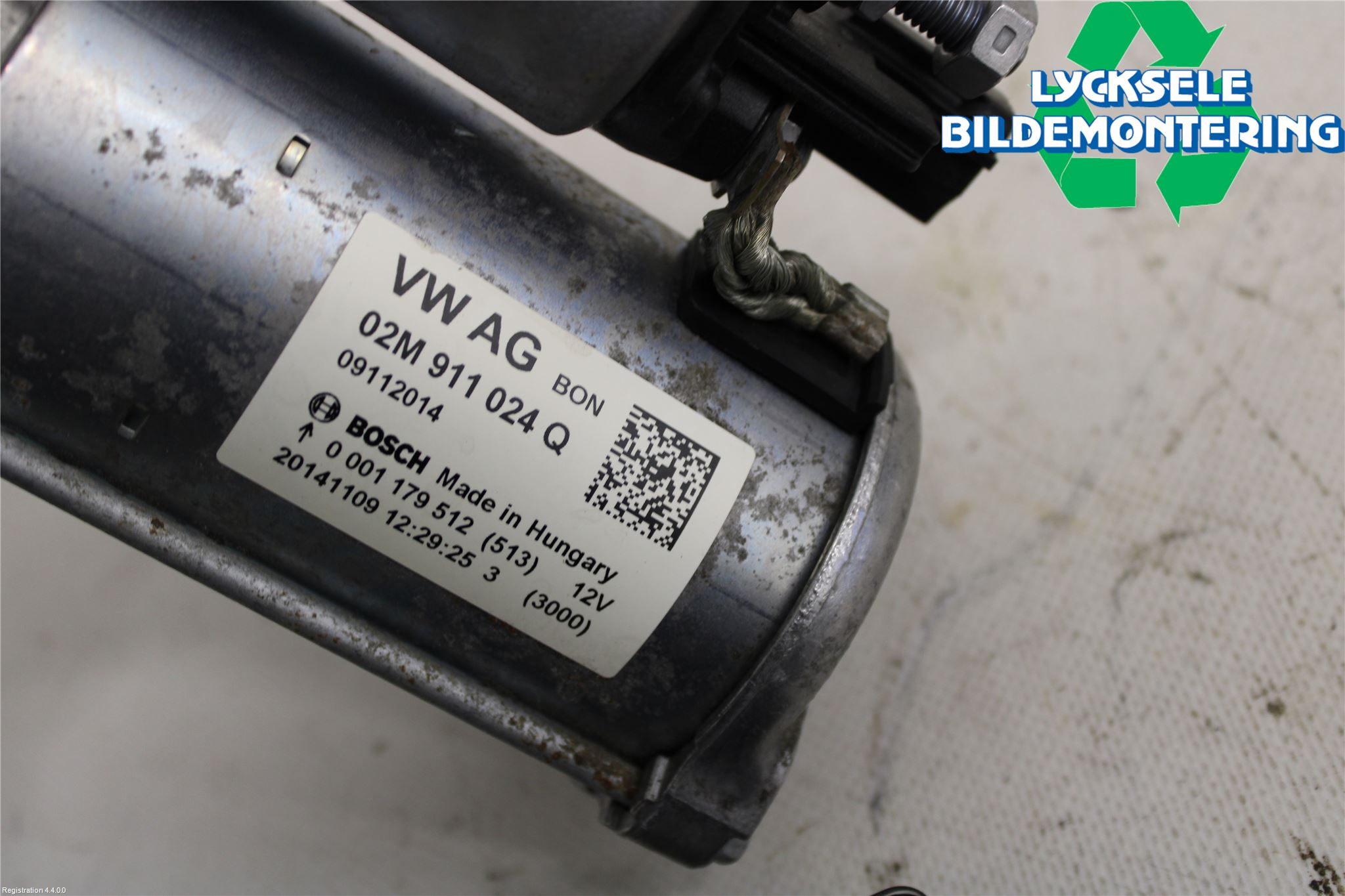 Volkswagen VW POLO 10-17 Startmotor