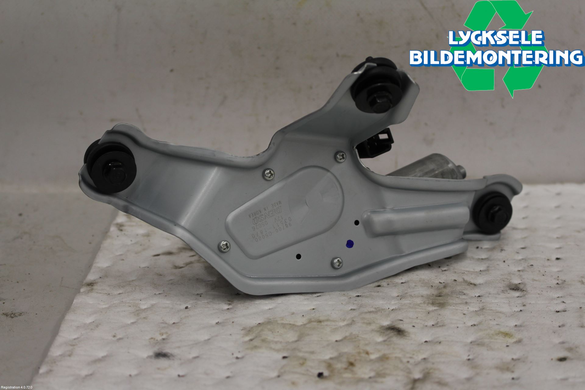 Kia NIRO (DE) 17-22 Torkarmotor Baklucka