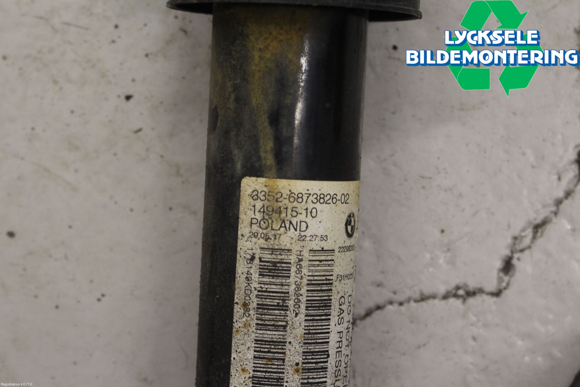 BMW 3 F30/F31/F80 12-19 Stötdämpare Bak