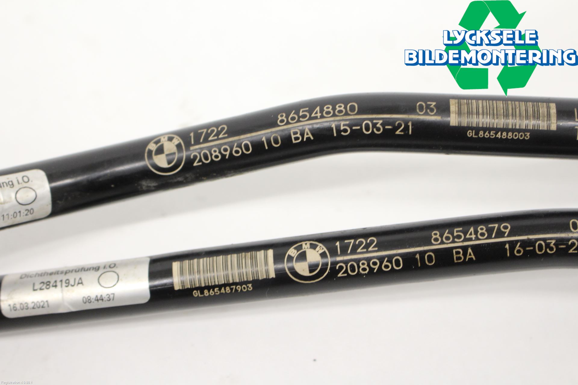 BMW 3 G20/G21/G80/G81 19- Växel Rör-Slangar Automat