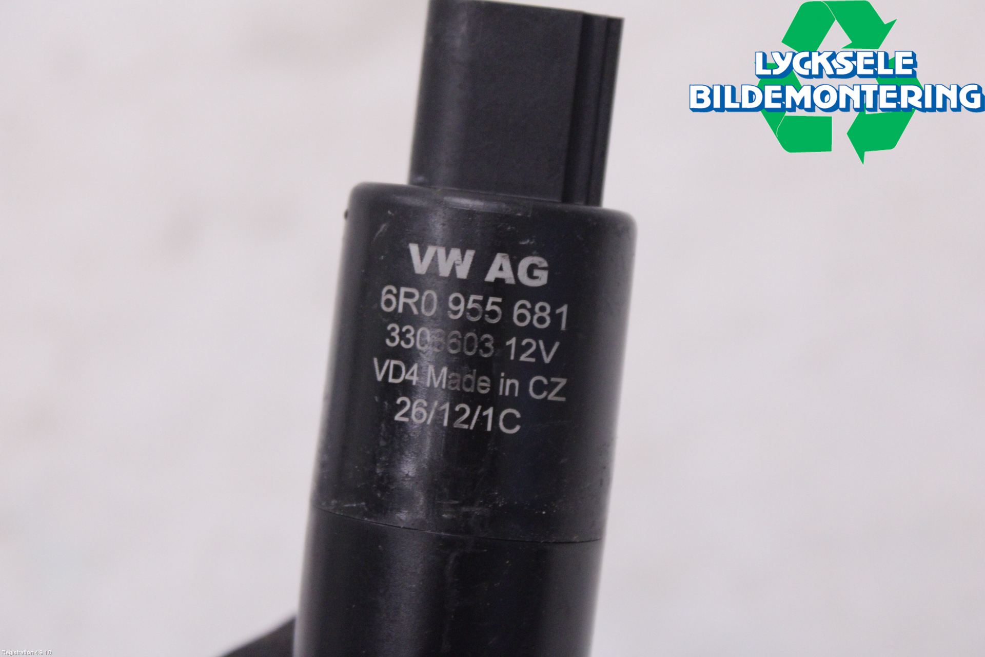 Volkswagen VW PASSAT 11-14 Spolarpump Högtryck