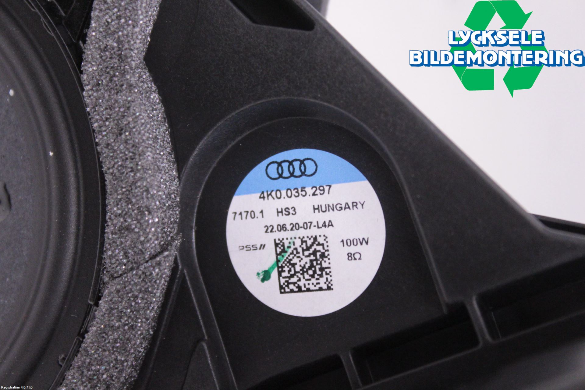 Audi A7 Sportback 4K 18- Högtalare