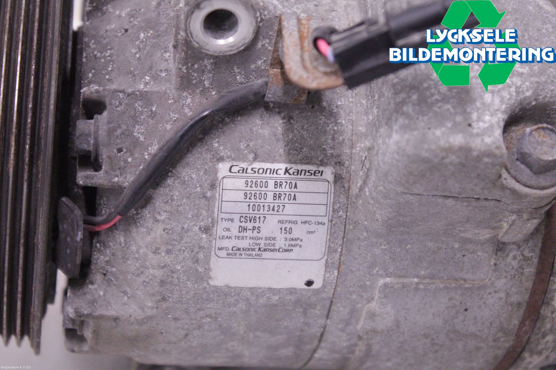 Nissan QASHQAI 10-14 Ac Kompressor