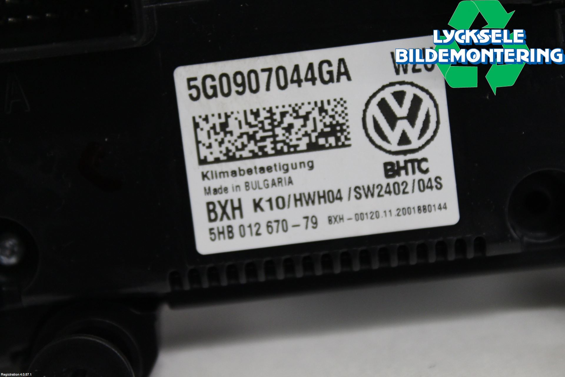 Volkswagen VW T-ROC 18- Ac Styrenhet Ac Manöveren