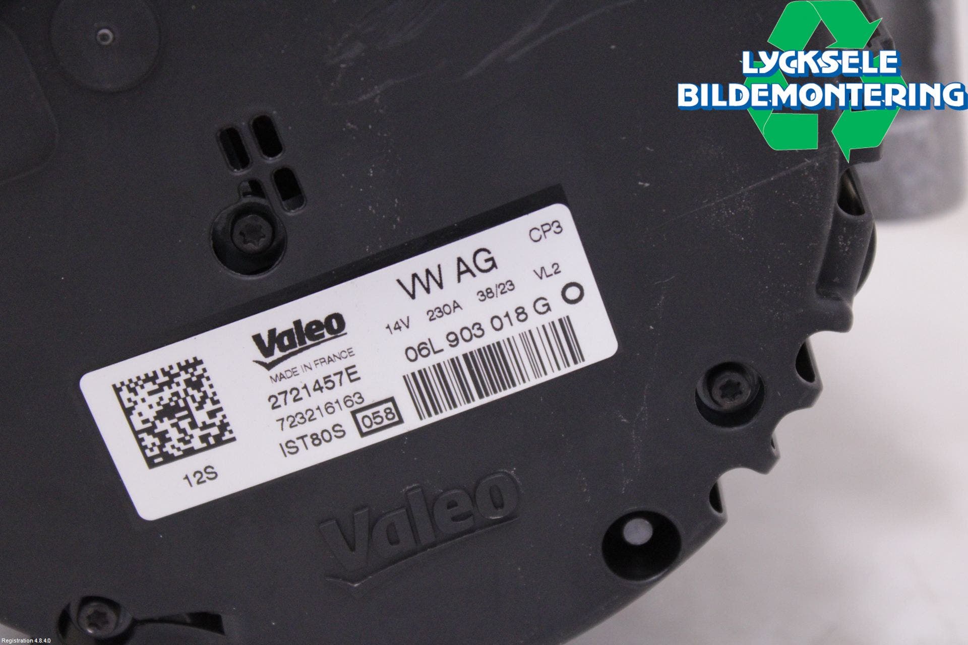 Audi A4/S4 B9 20- Generator