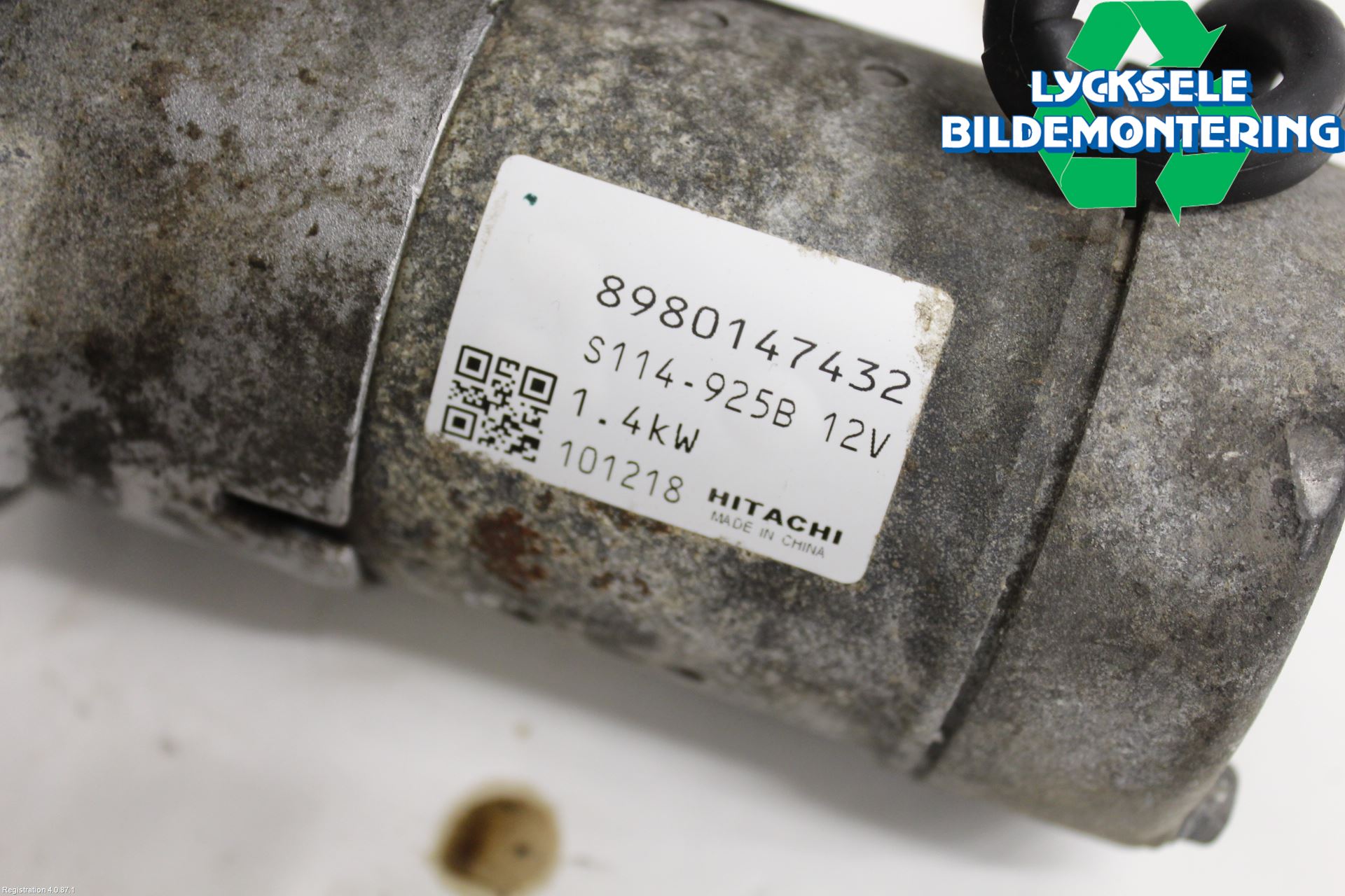 Opel ASTRA J 10-15 Startmotor Diesel