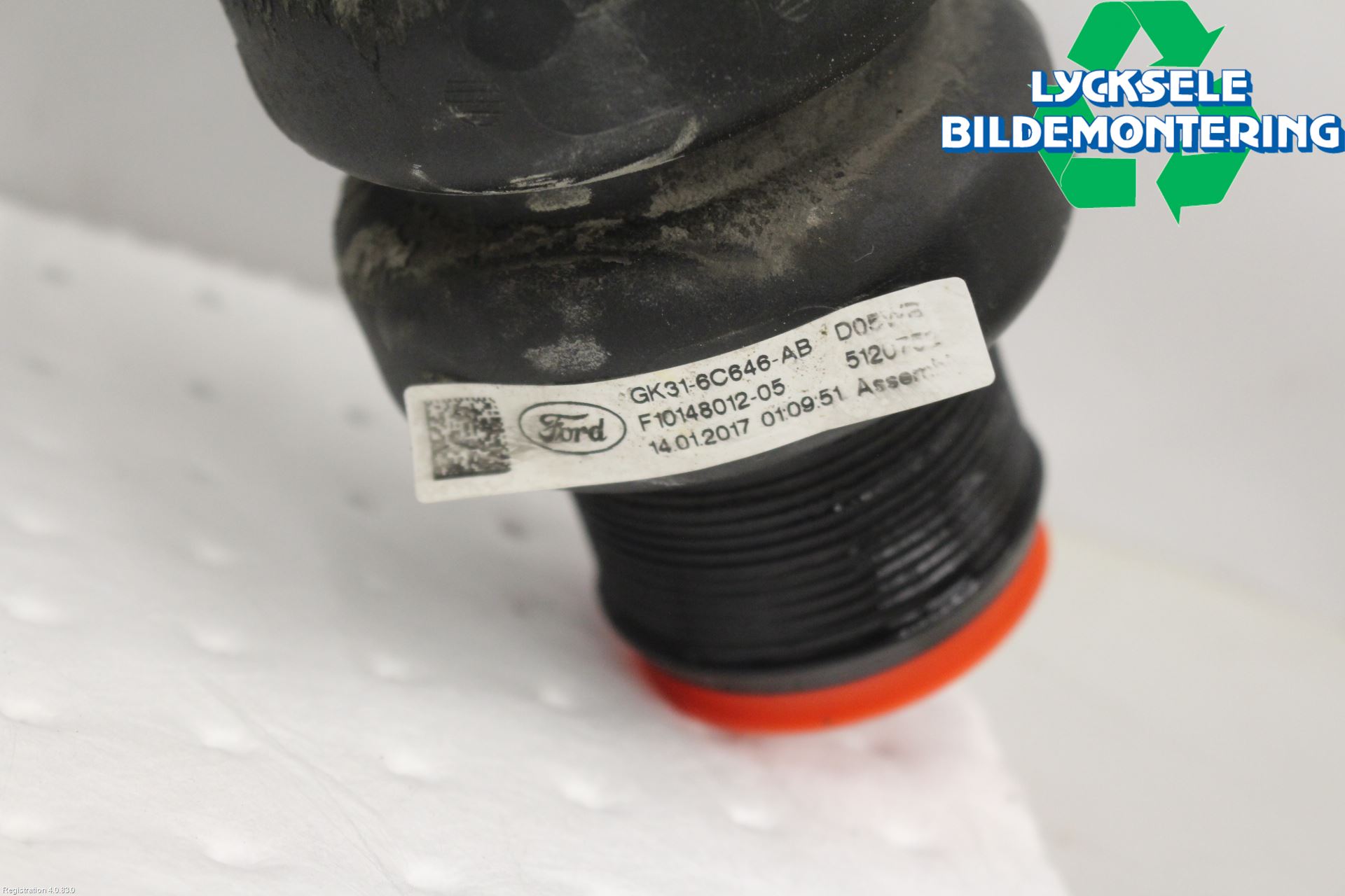 Ford TRANSIT SKÅP/BUSS 14-22 Laddluft-Intercoolerrör