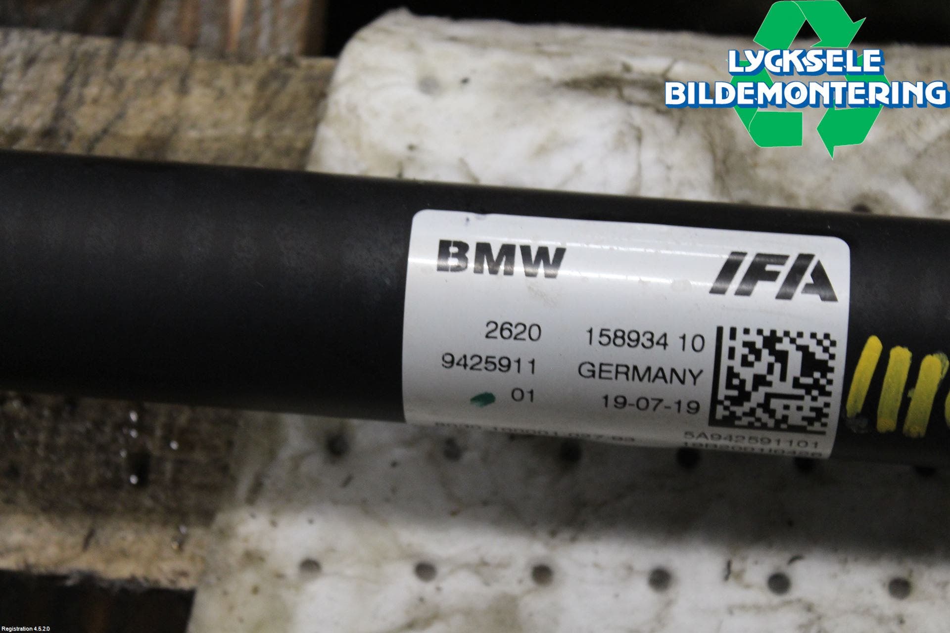 BMW X3 G01 18- Mellanaxel Främre 4Wd