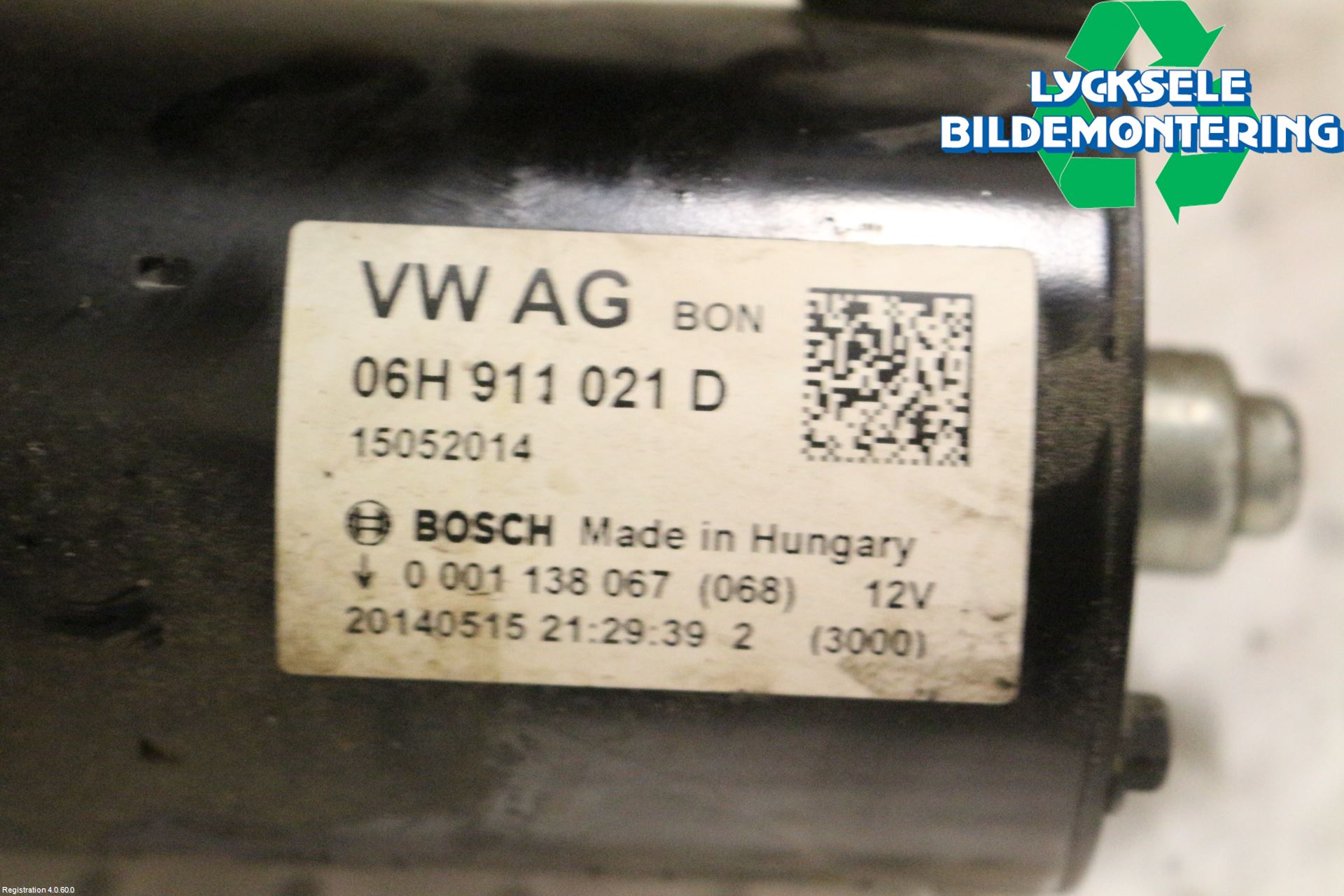 Audi A4 12-15 Startmotor