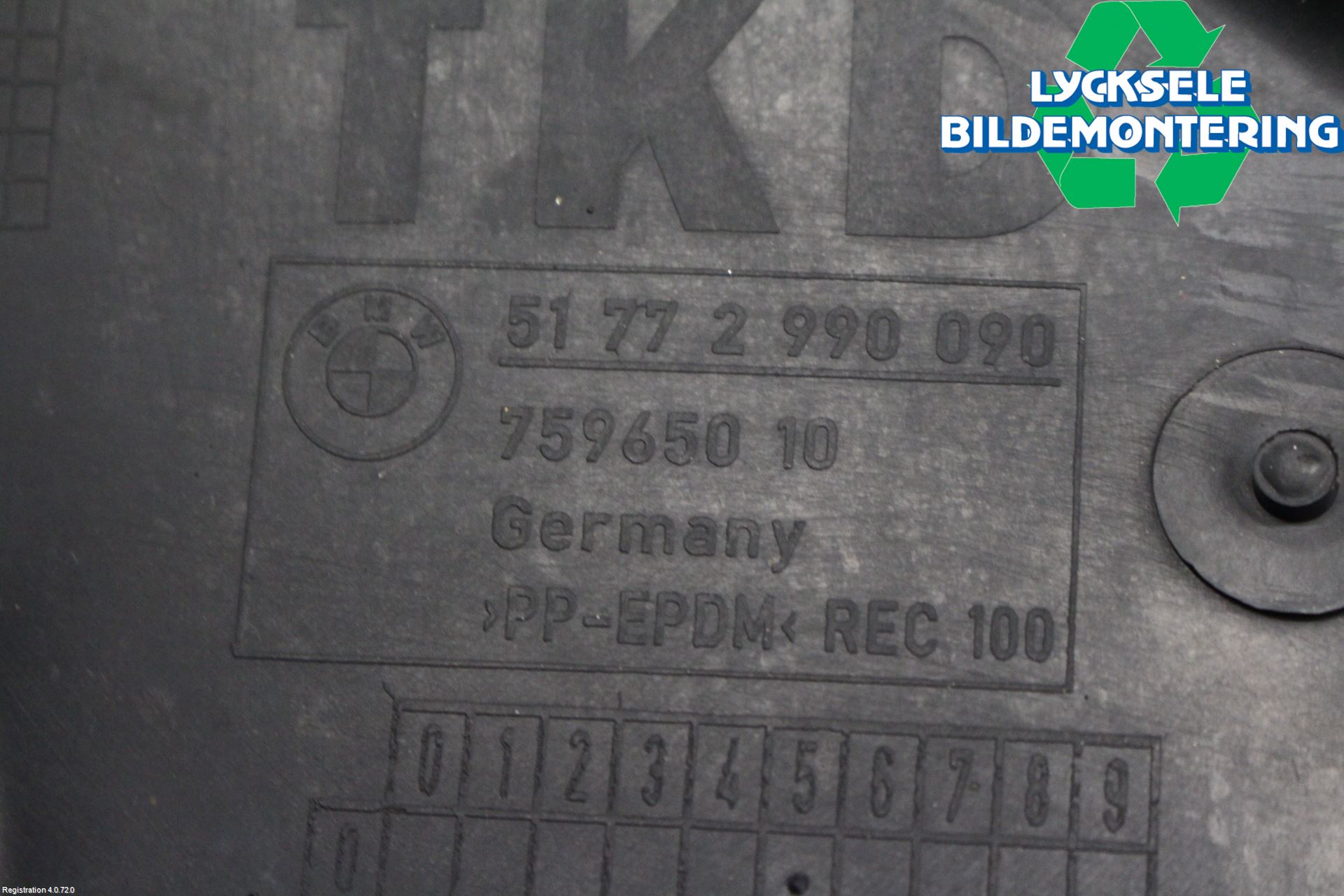 BMW X1 E84 10-15 Skärm Inner