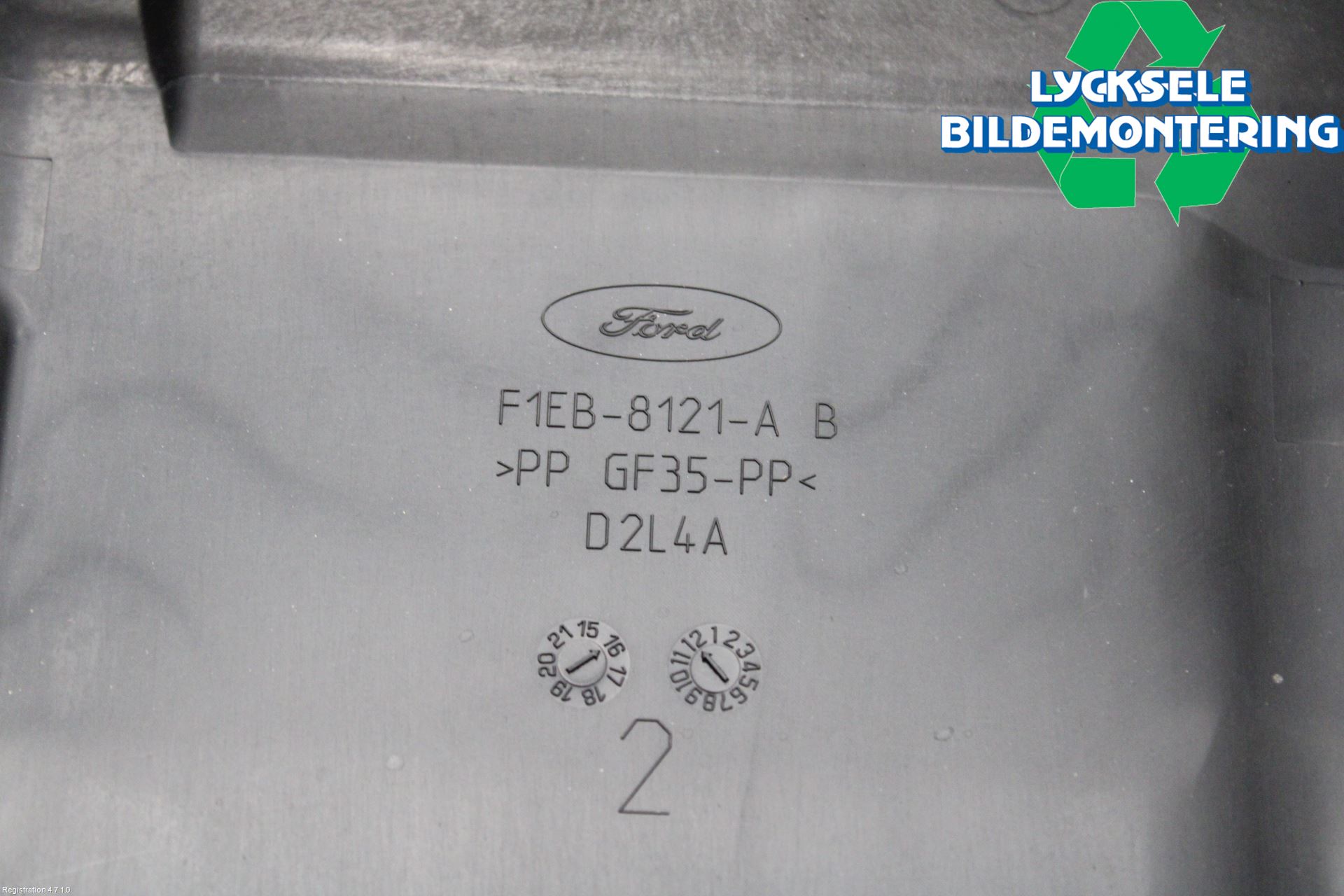 Ford FOCUS 15-18 Deflektor Plåt-Plast Kylning