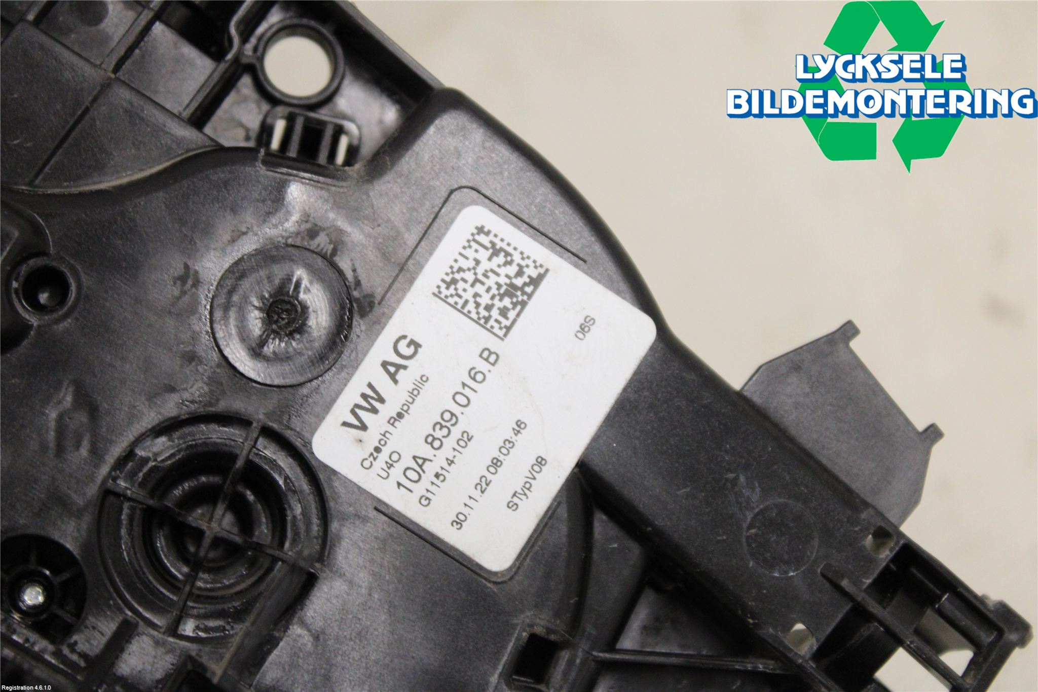 Volkswagen VW ID.3 21- Låskista-Dörrlås