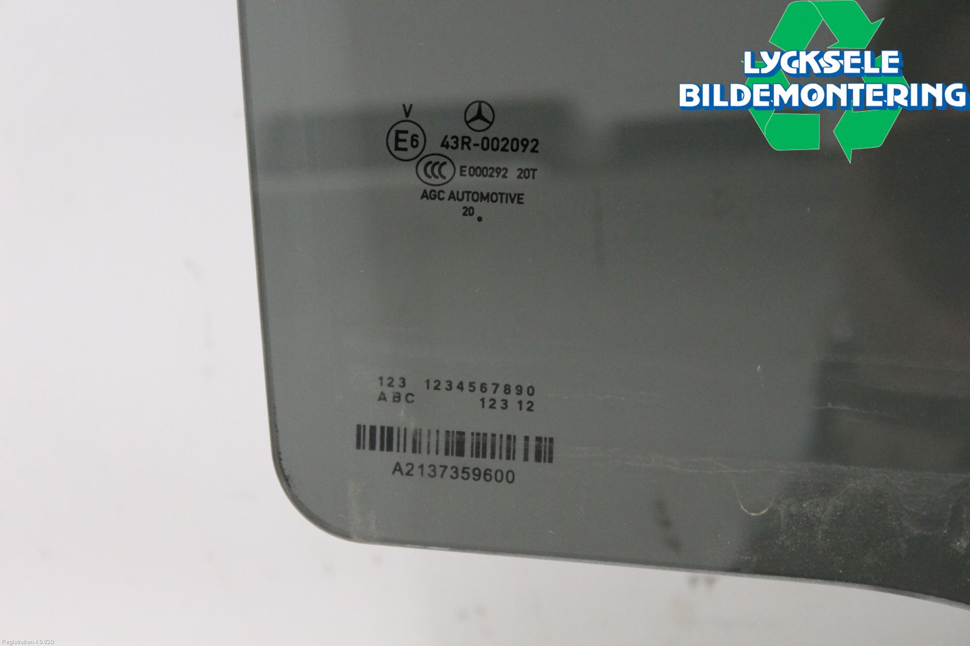 Mercedes-Benz MB E-KLASS (W213) 16-23 Dörruta Bak Höger