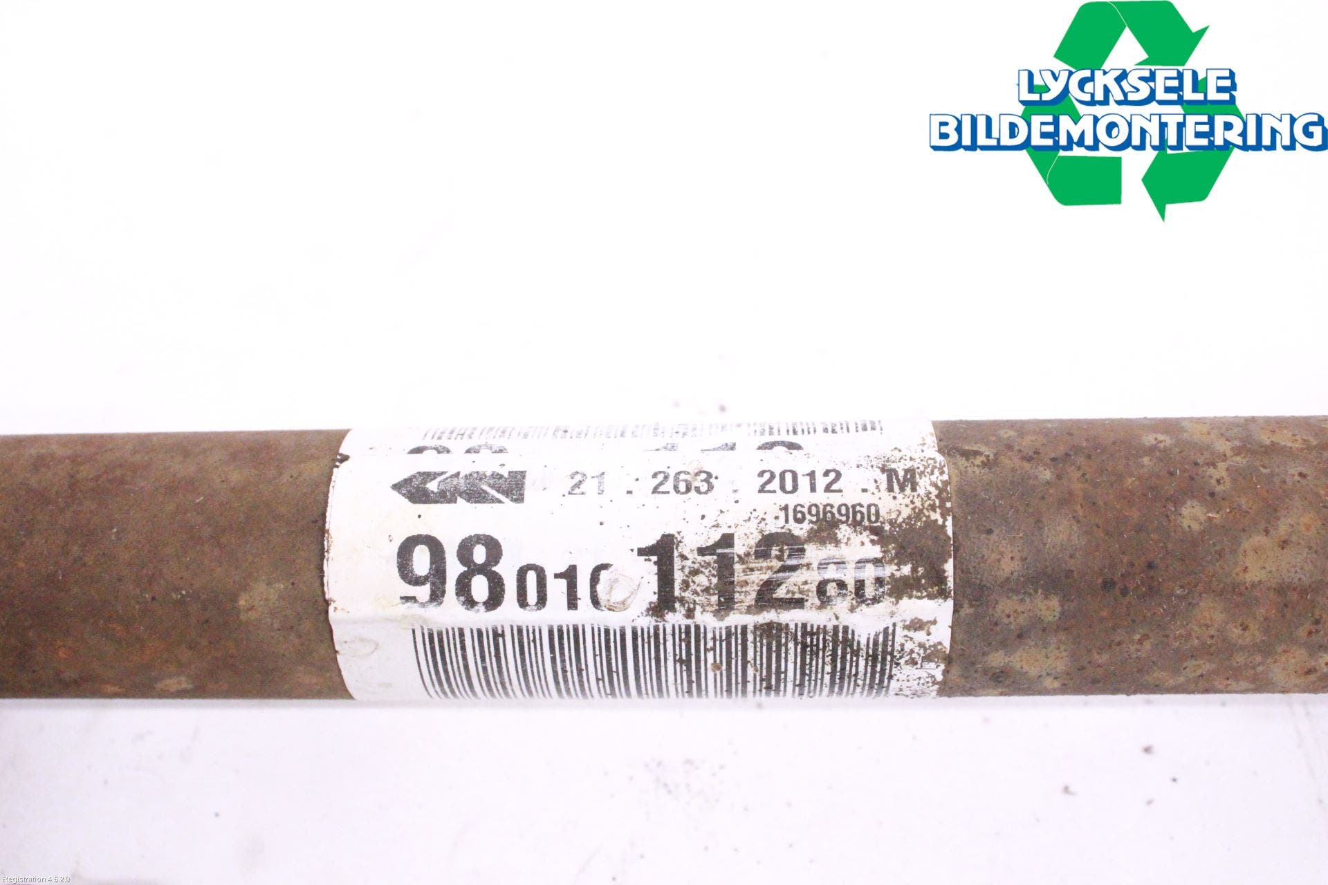 Peugeot 208 12-15 Drivaxel Fram Höger