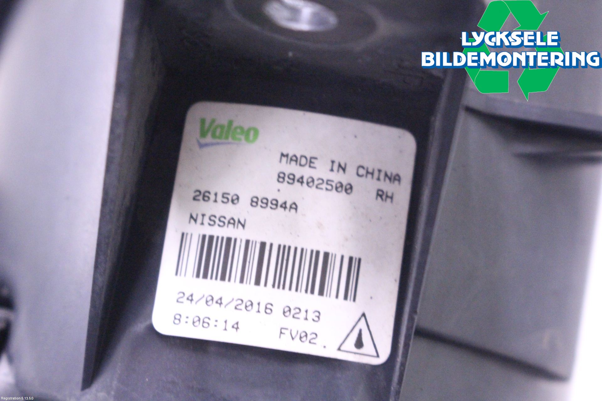 Nissan X-TRAIL 14-21 Dimljus-Varselljus Fram