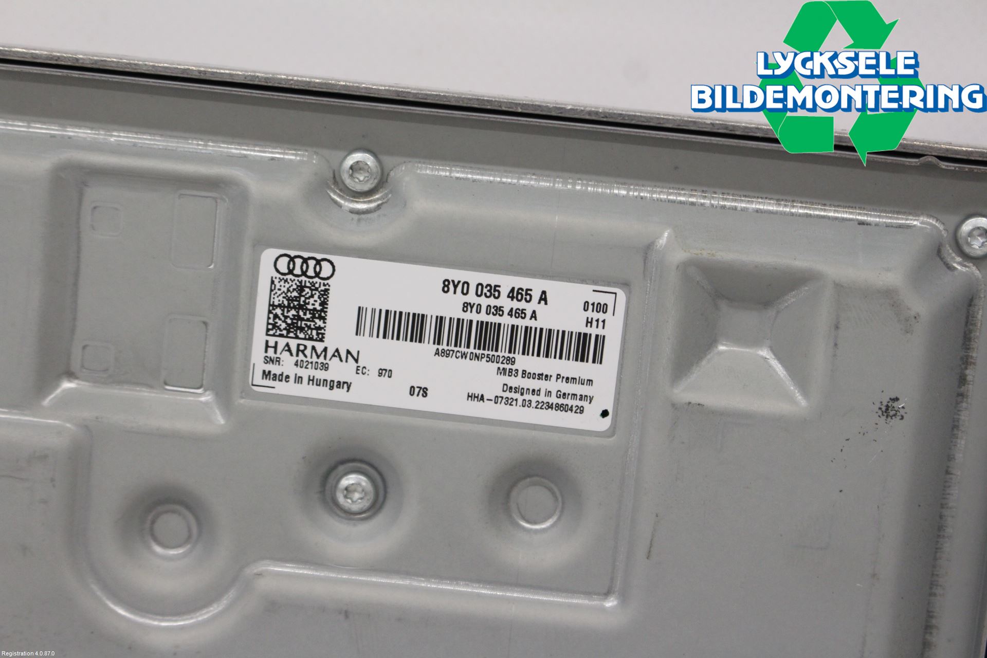 Audi A6 F2/C8 19- Radio-Stereo Förstärkare