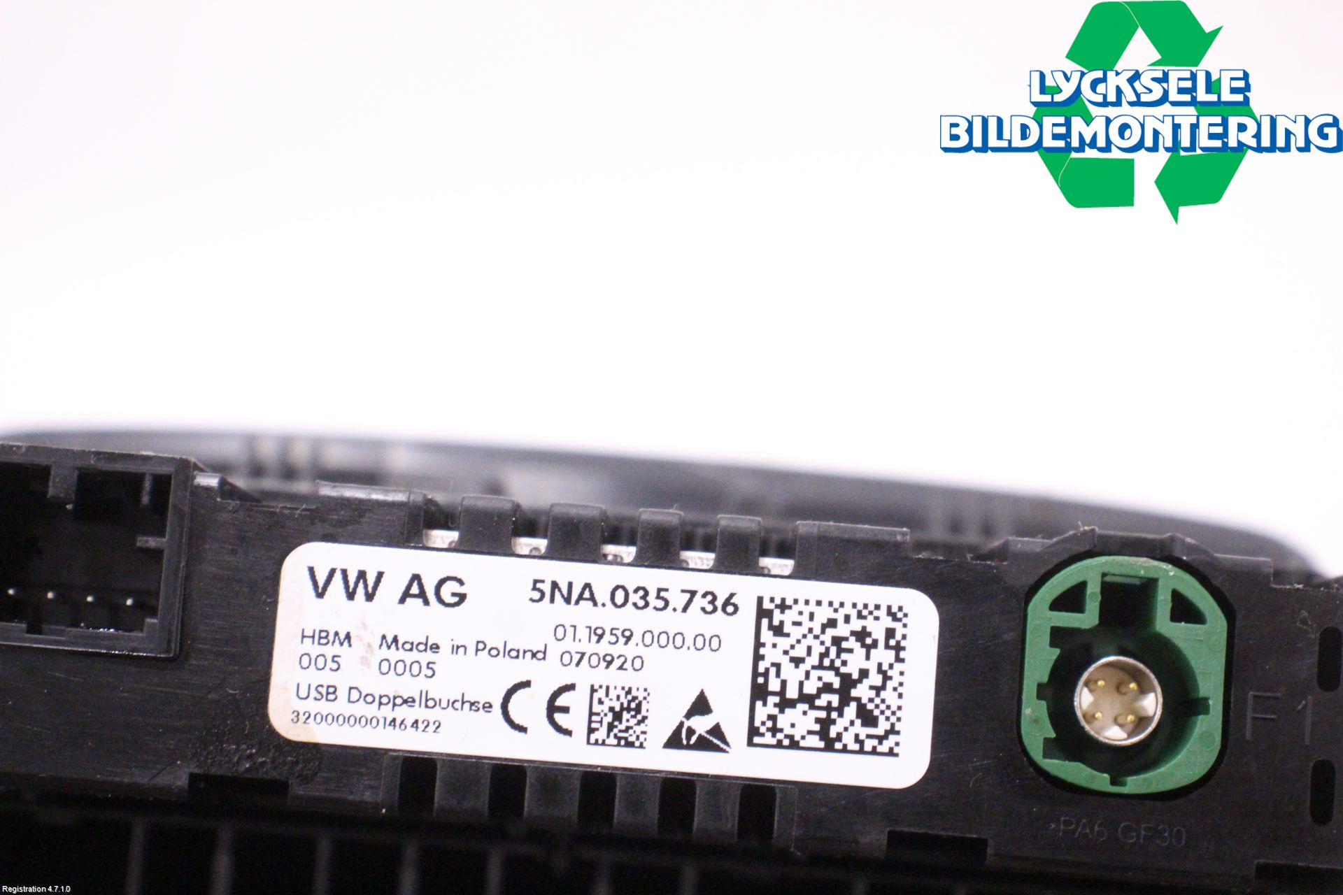 Volkswagen VW ID.3 21- Usb Connection