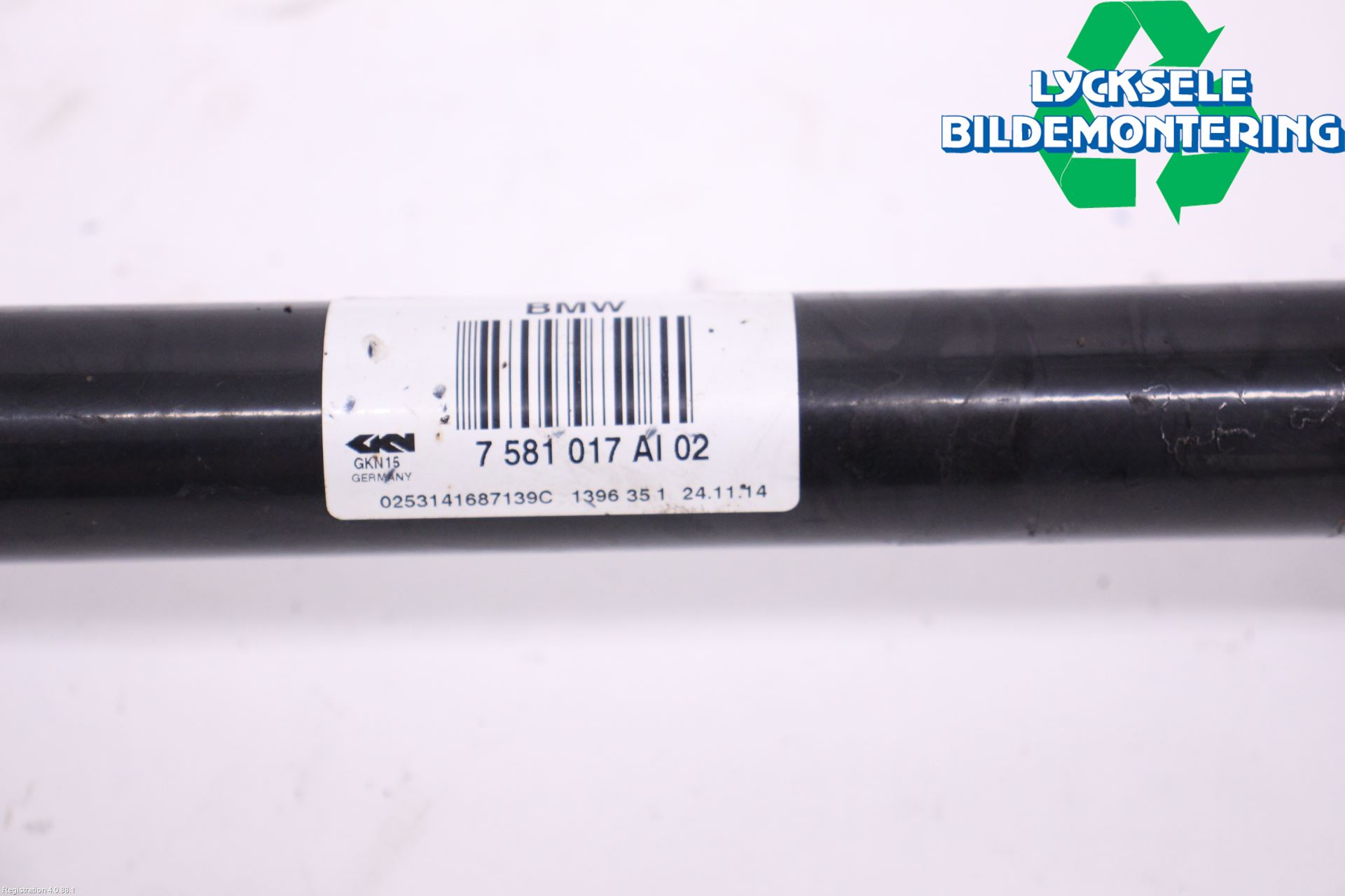 BMW 5 F10/F11/F18 09-17 Drivaxel Bak Vänster