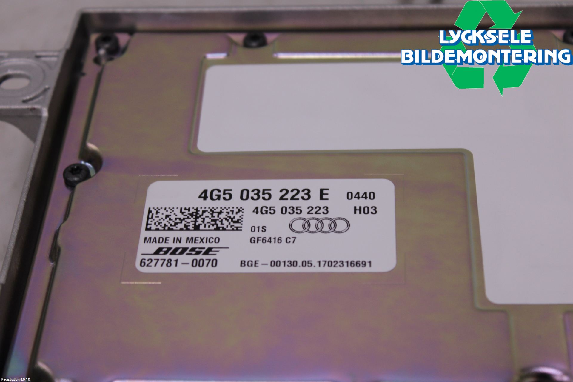 Audi A6 ALLROAD 12-18 Radio-Stereo Förstärkare