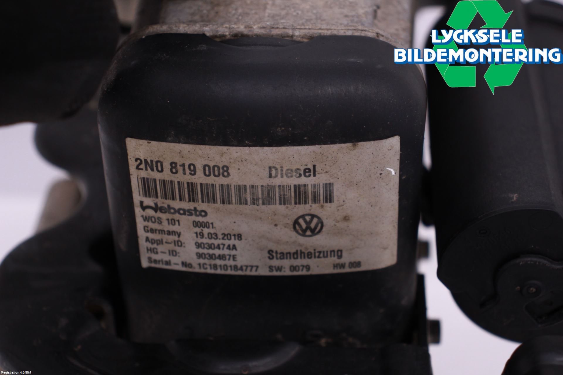 Volkswagen VW CRAFTER II / E-CRAFTER 17- Dieselvärmare