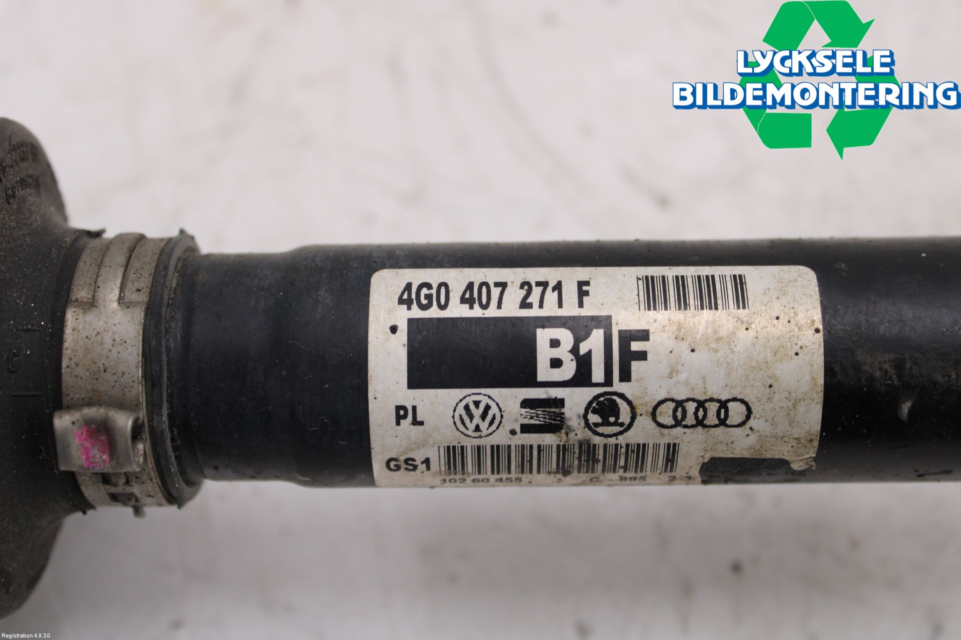 Audi A6 ALLROAD 12-18 Drivaxel Fram Vänster