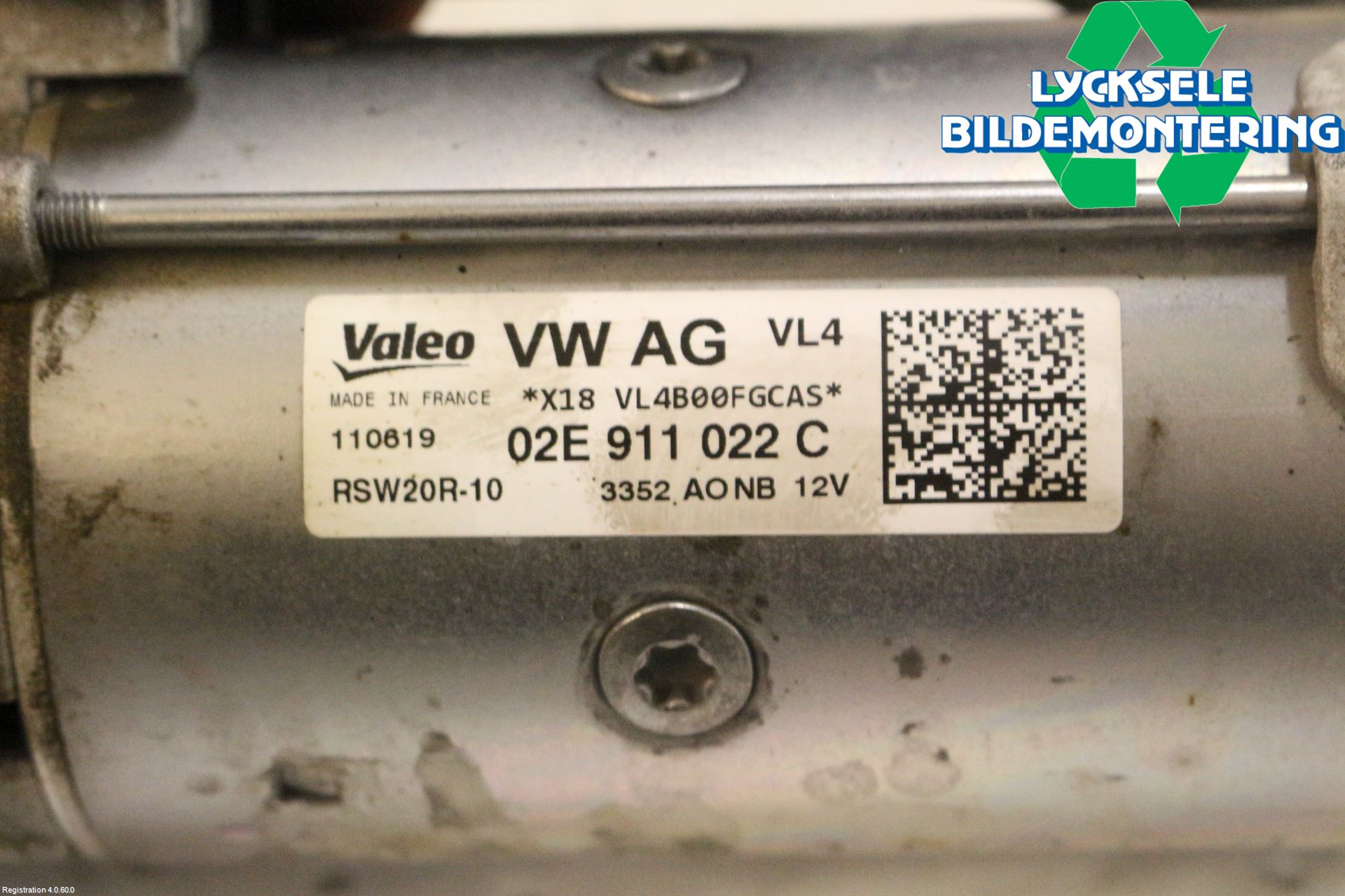 Volkswagen VW PASSAT 15-19 Startmotor Diesel