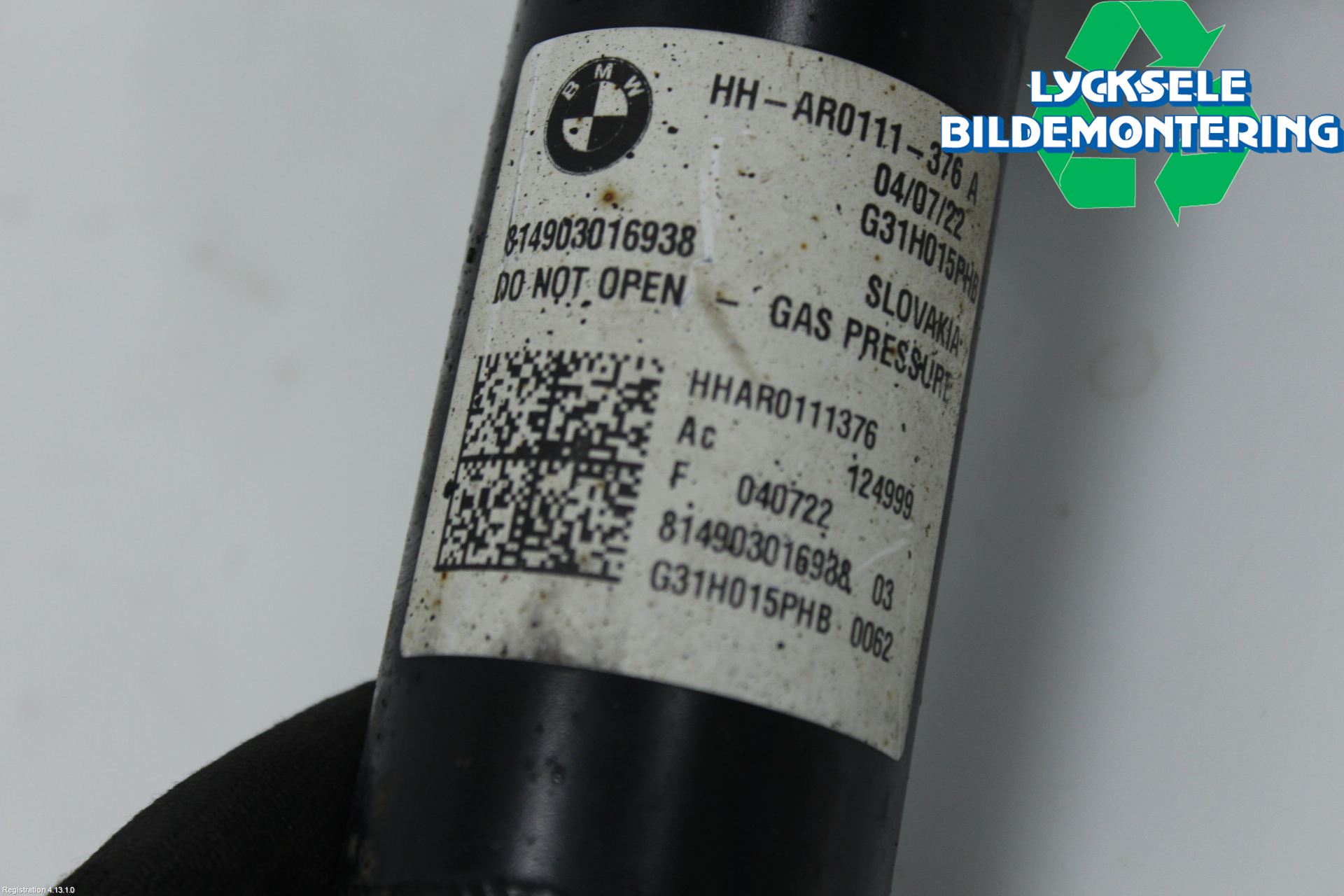BMW 5 G30/G31/F90 17-23 Fjäderben Bak Höger