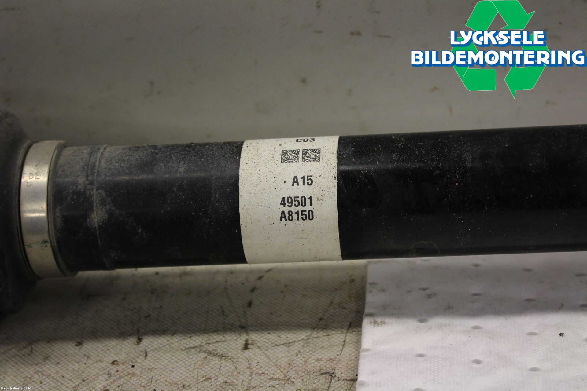 Kia OPTIMA 16-20 Drivaxel Fram Höger