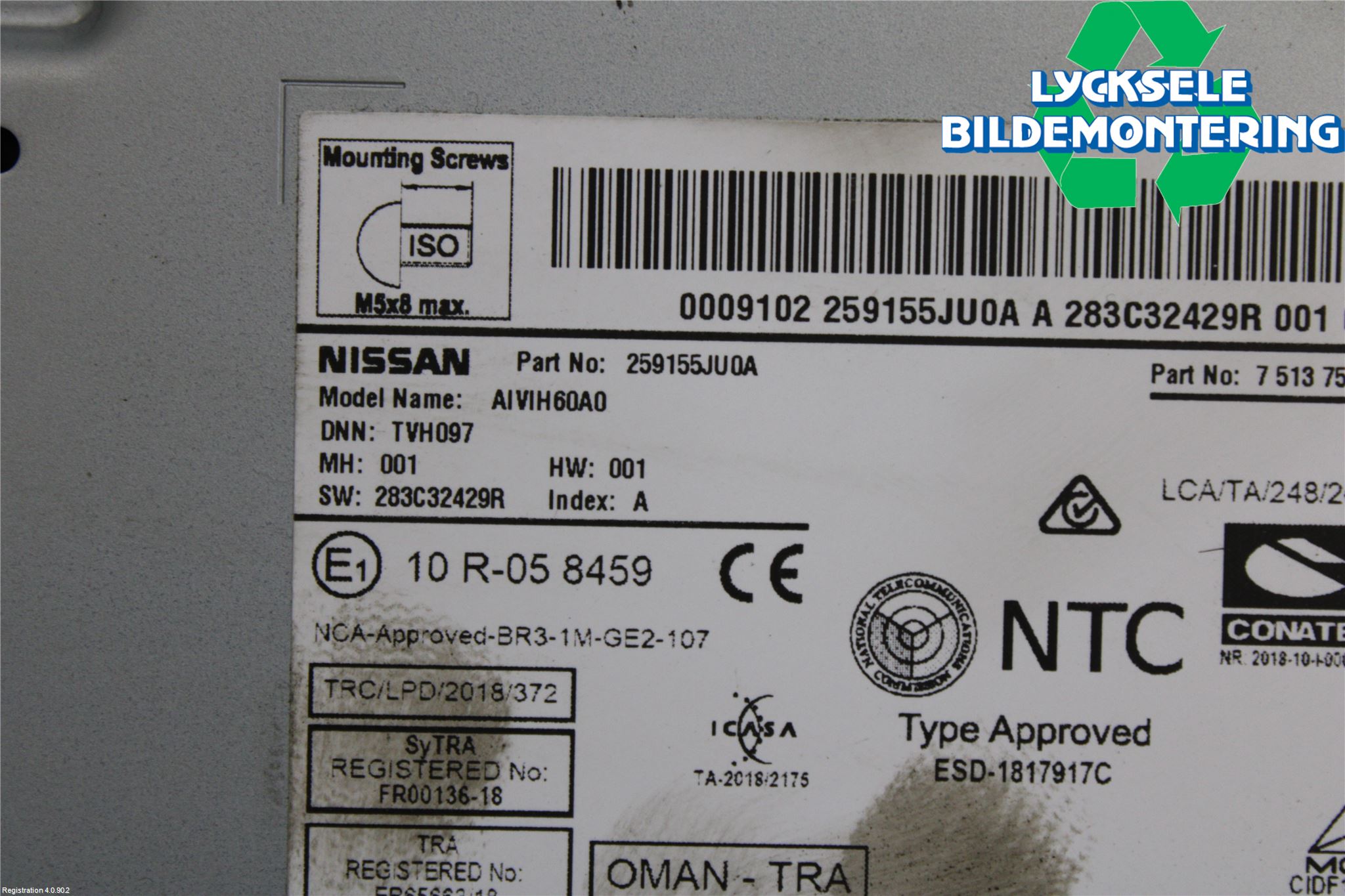 Nissan NAVARA, TREK-1 17-21 Gps Navigator