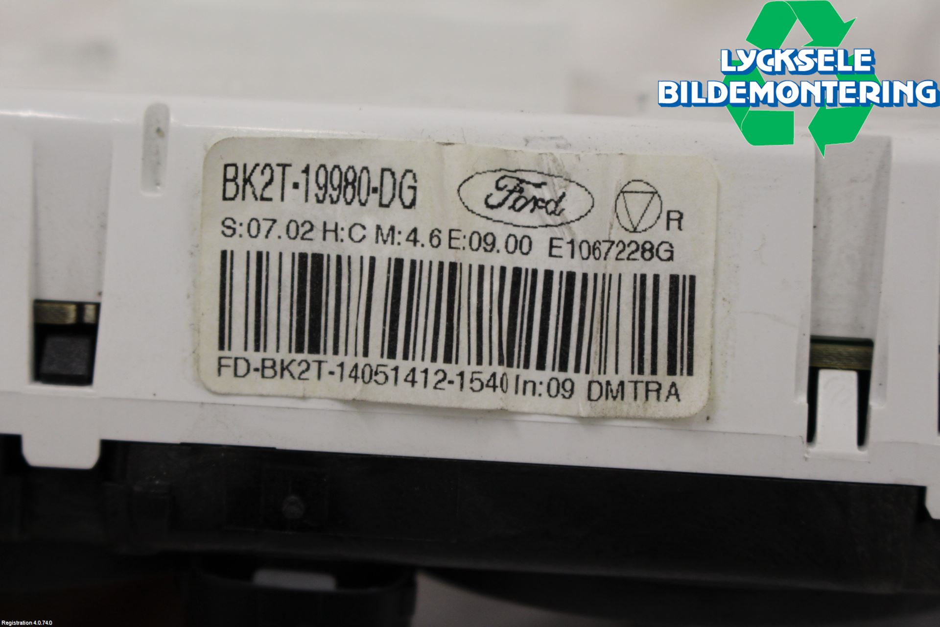 Ford TRANSIT SKÅP/BUSS 14-22 Ac Styrenhet Ac Manöveren