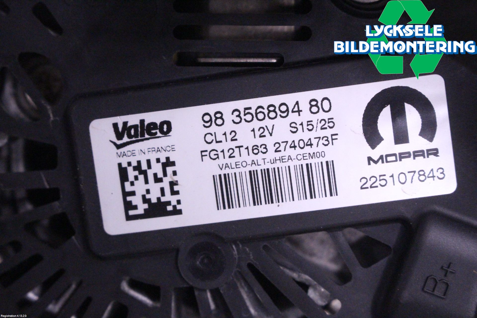 Opel MOKKA 21- Generator