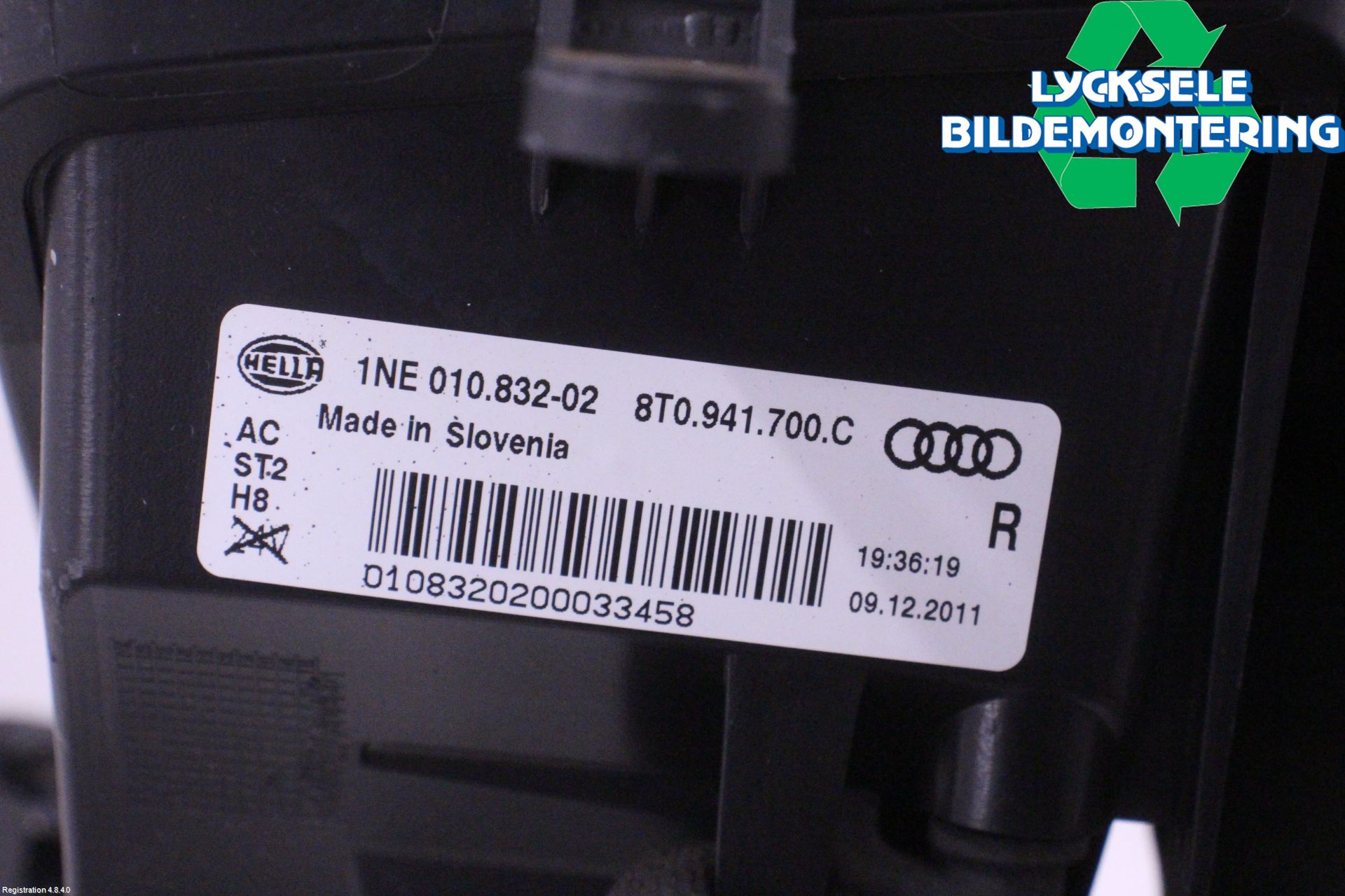 Audi A5 07-16 Dimljus-Varselljus Fram