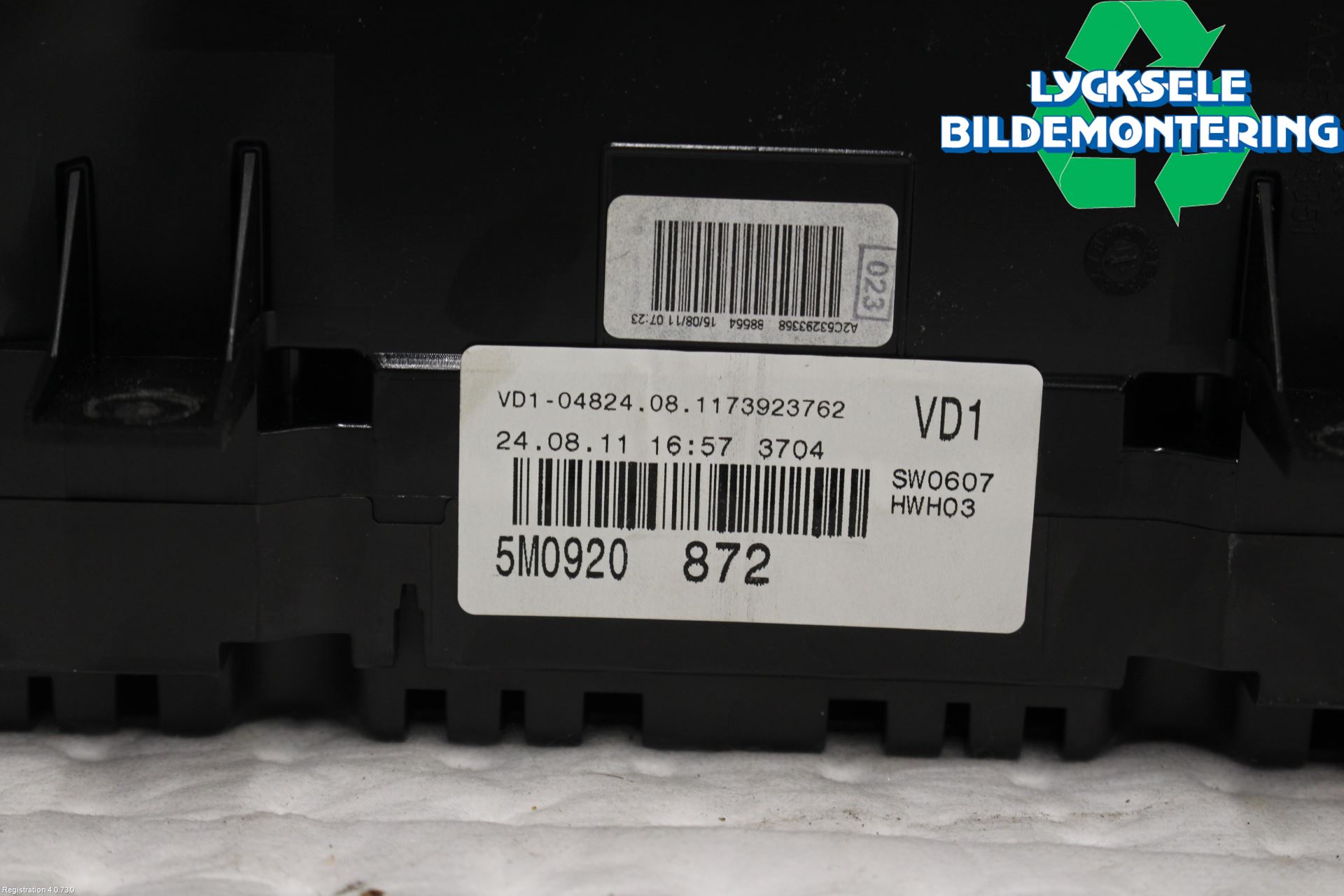 Volkswagen VW GOLF PLUS/CROSS GOLF 04-14 Instrument Komb