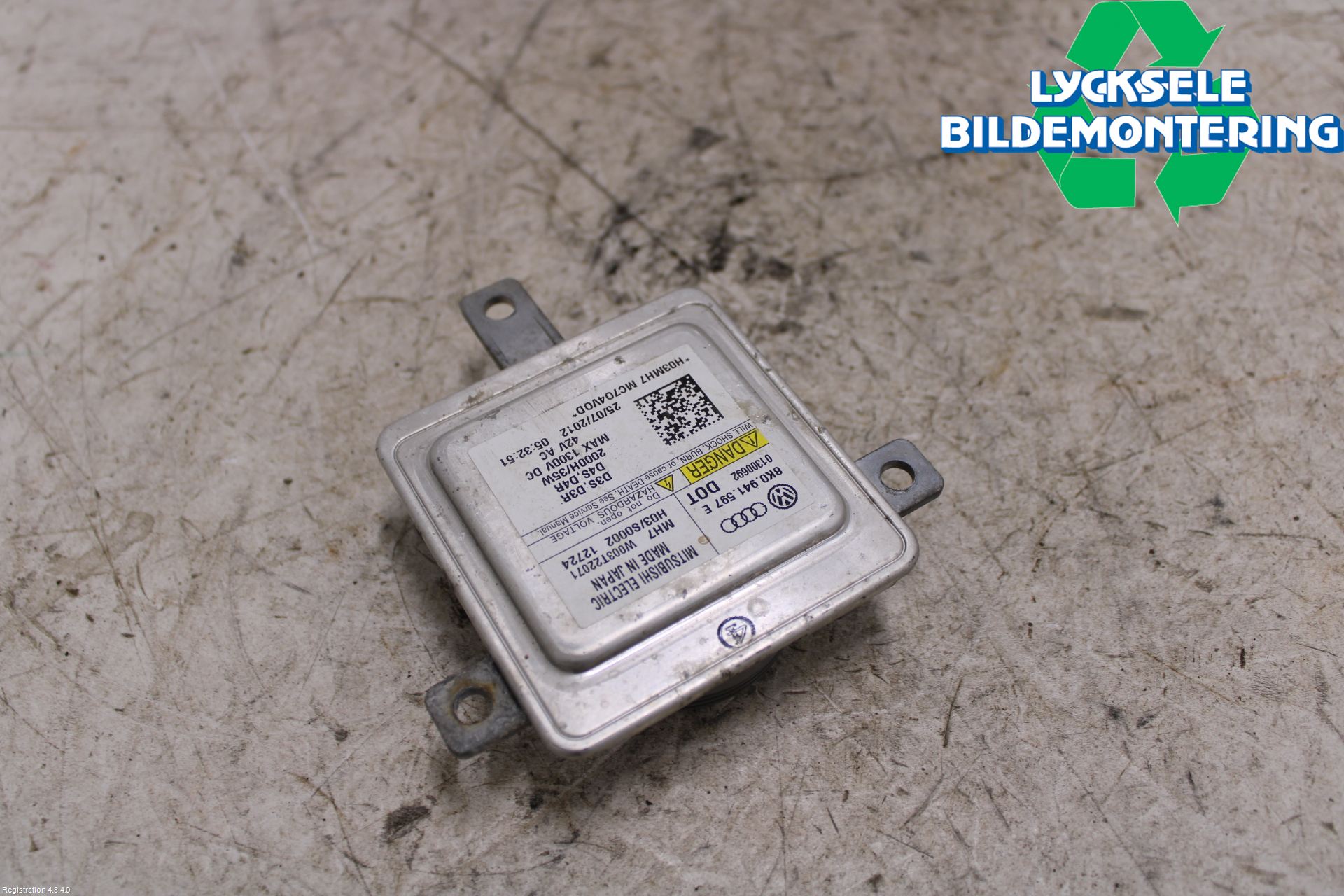 Audi A4 ALLROAD 09-16 Styrenhet Strålkastare