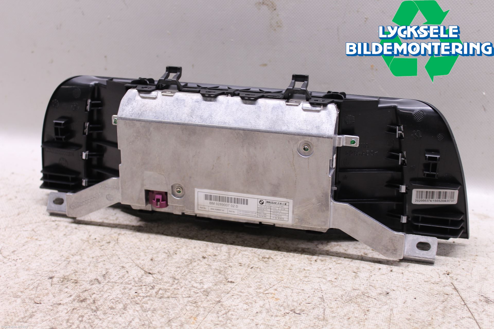 BMW 5 F10/F11/F18 09-17 Bildskärm