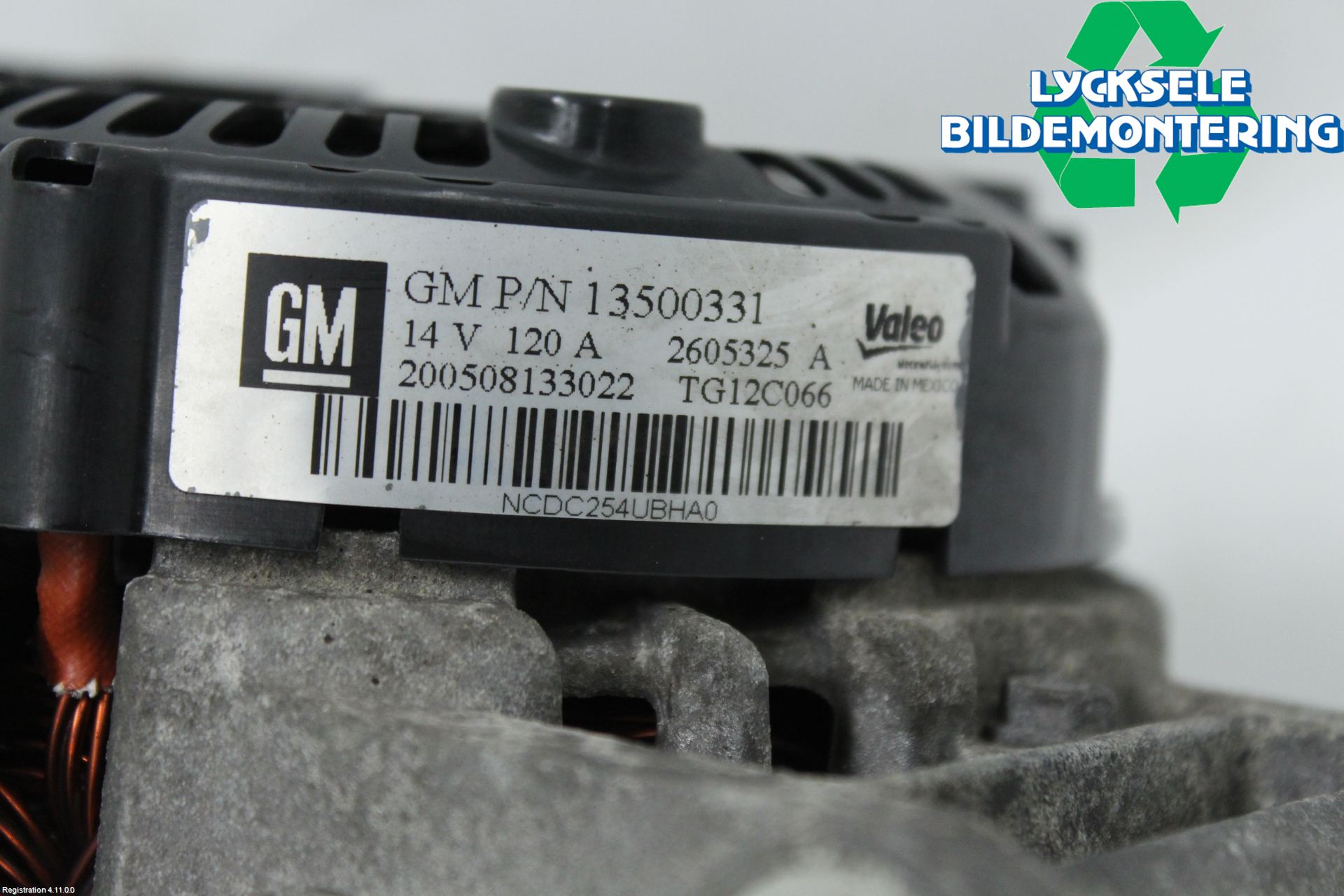 Saab 9-5 10-12 Generator