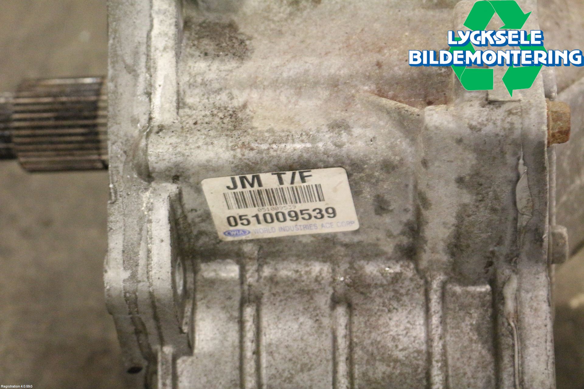 Kia SPORTAGE (JE) 05-10 Växel Fördelningslåda