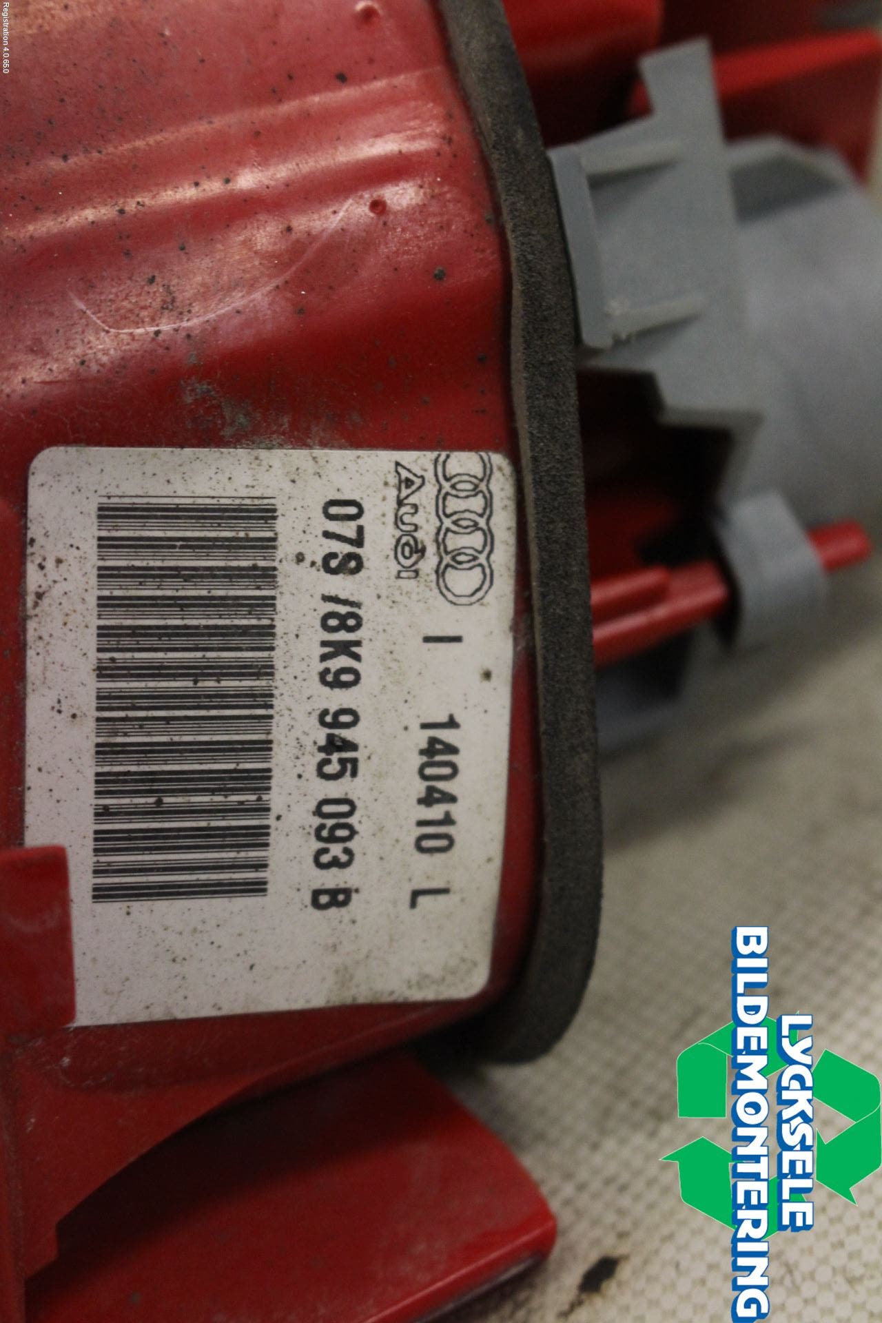 Audi A4/S4 08-11 Bakljus Lucka Vä