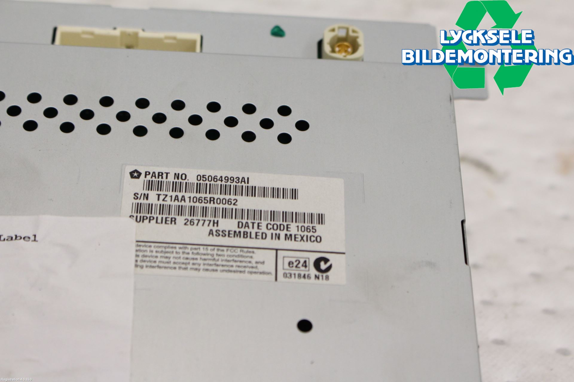 Fiat FREEMONT Bildskärm