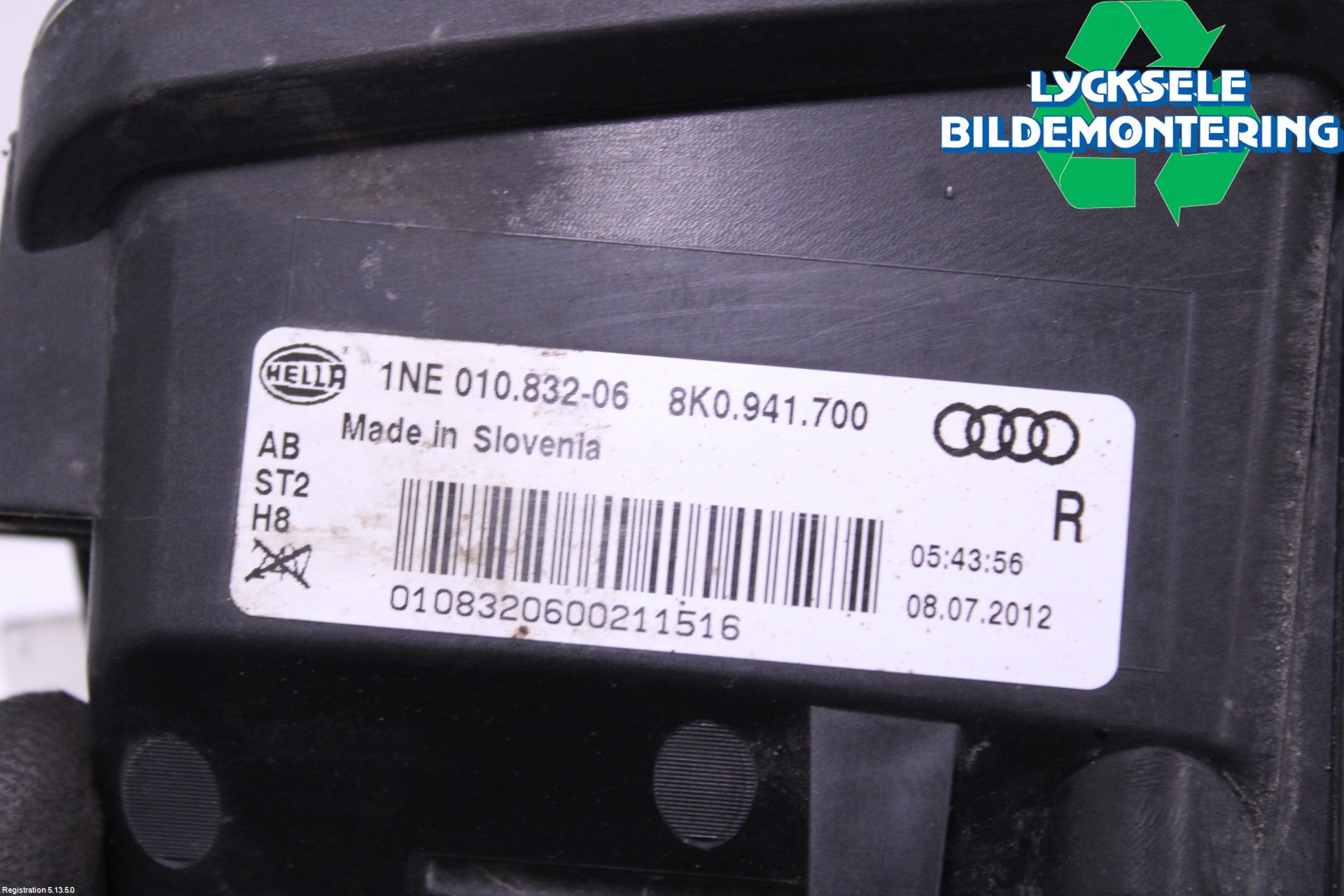 Audi A4 12-15 Dimljus-Varselljus Fram