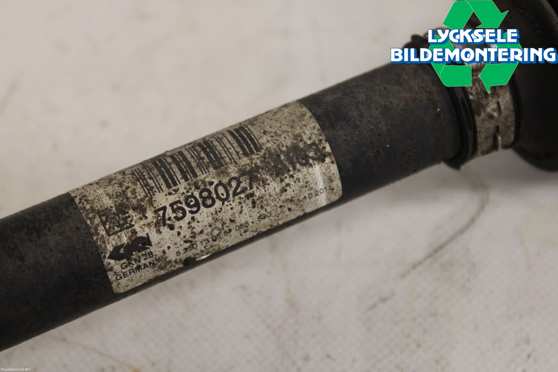 BMW X3 F25 10-17 Drivaxel Fram Vänster