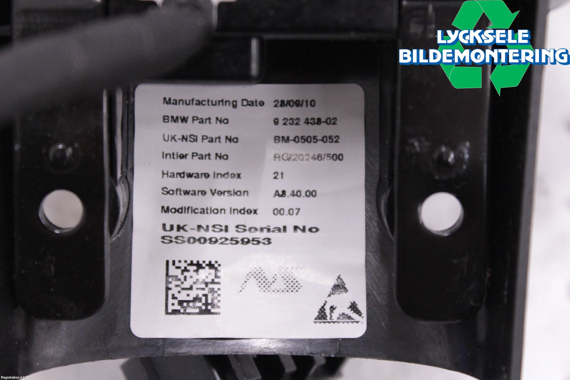 Mini COUPE R56 05-14 Instrument Varvr