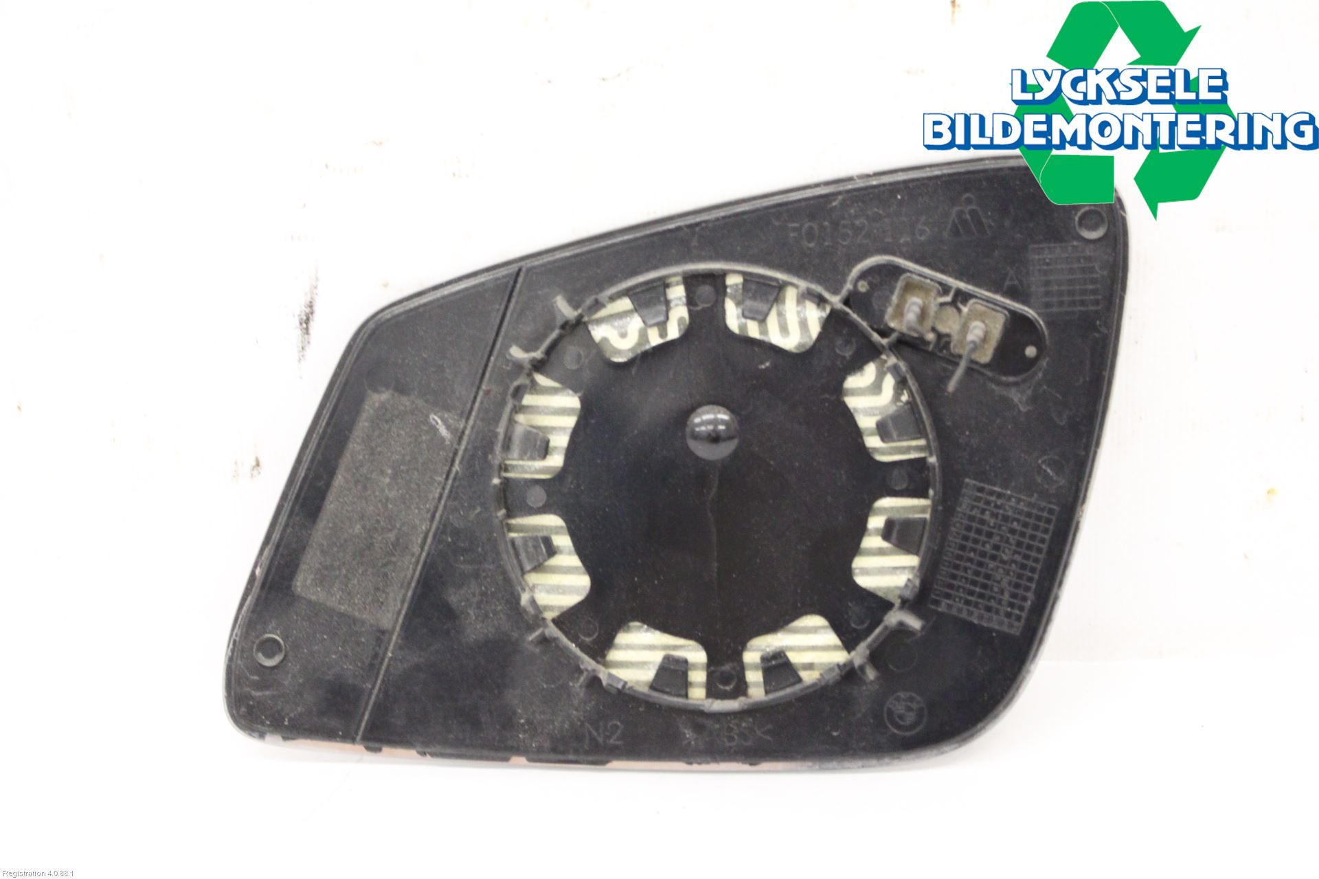 BMW 5 F10/F11/F18 09-17 Spegelglas Hö