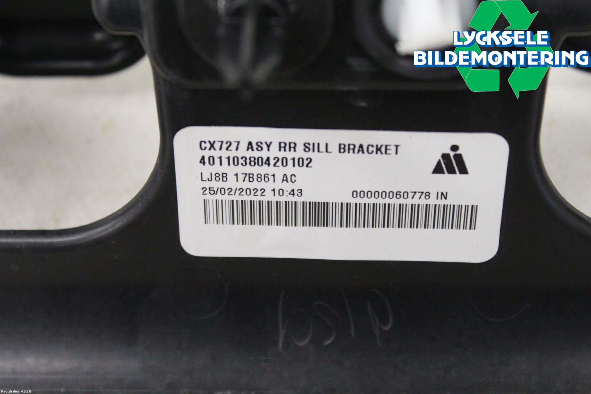 Ford MUSTANG Mach-E 21- Stötfångare Deformelement Bak