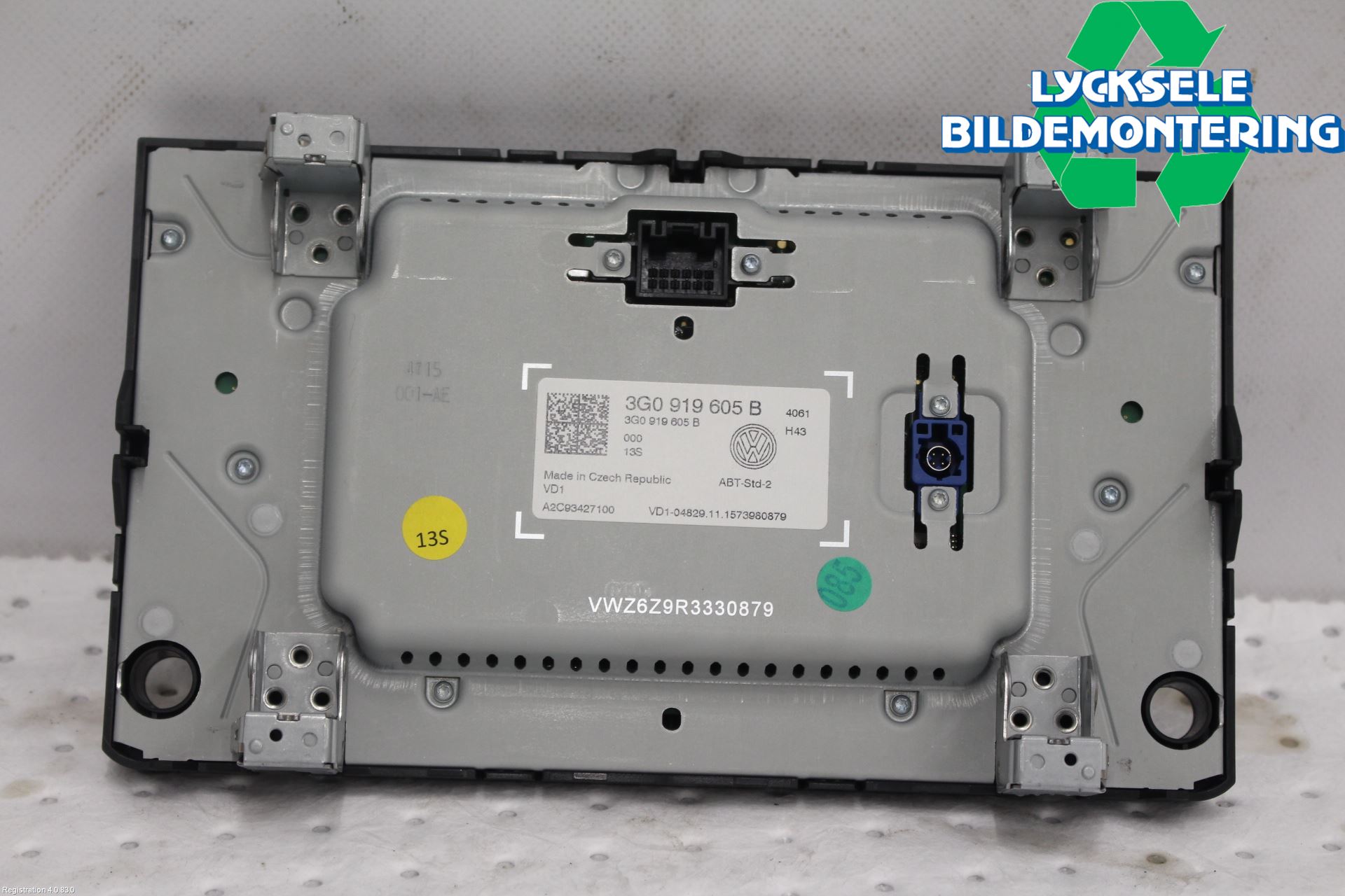 Volkswagen VW GOLF / E-GOLF VII 13-20 Cd Radio - Multimediapanel