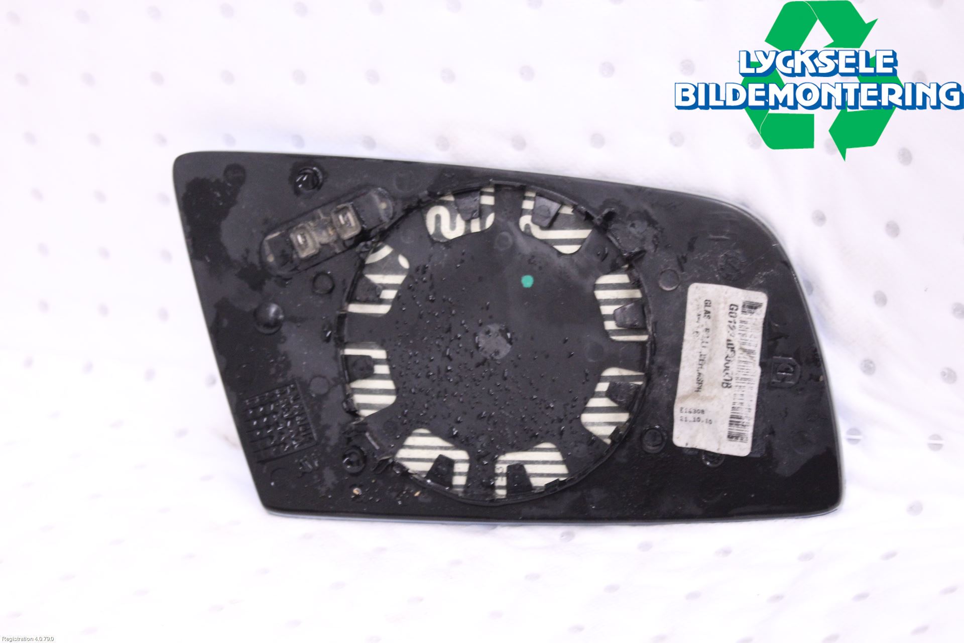 BMW 5 E60/61 Sed/Tou 02-10 Spegelglas Vä