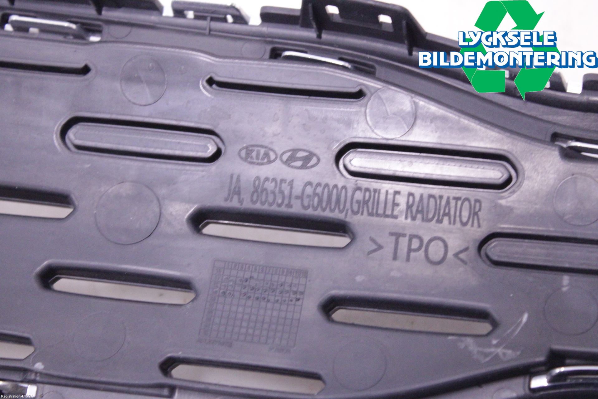 Kia PICANTO 17- Grill Komp
