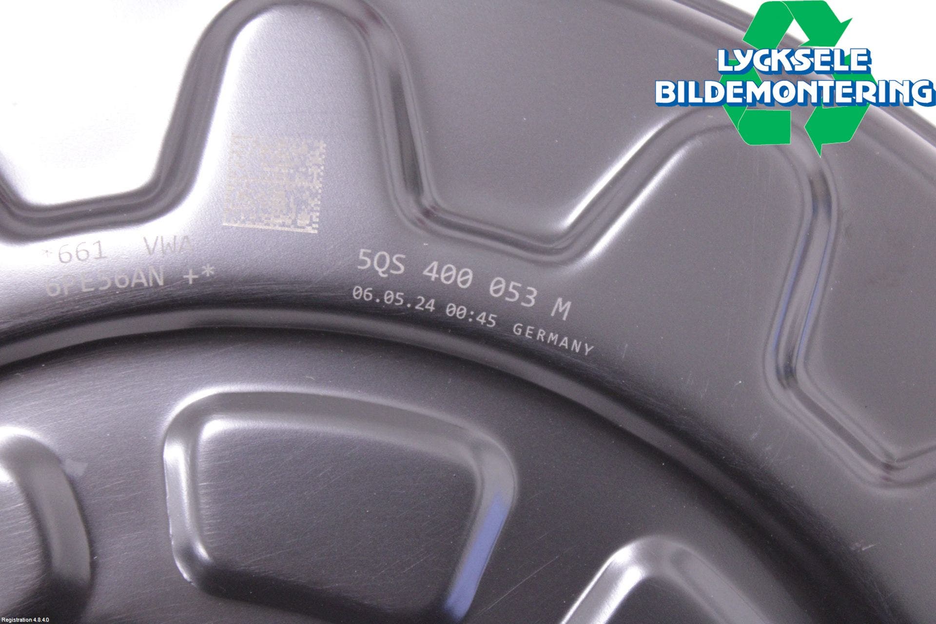 Alfa VW TIGUAN 24- Bromssköld Fram