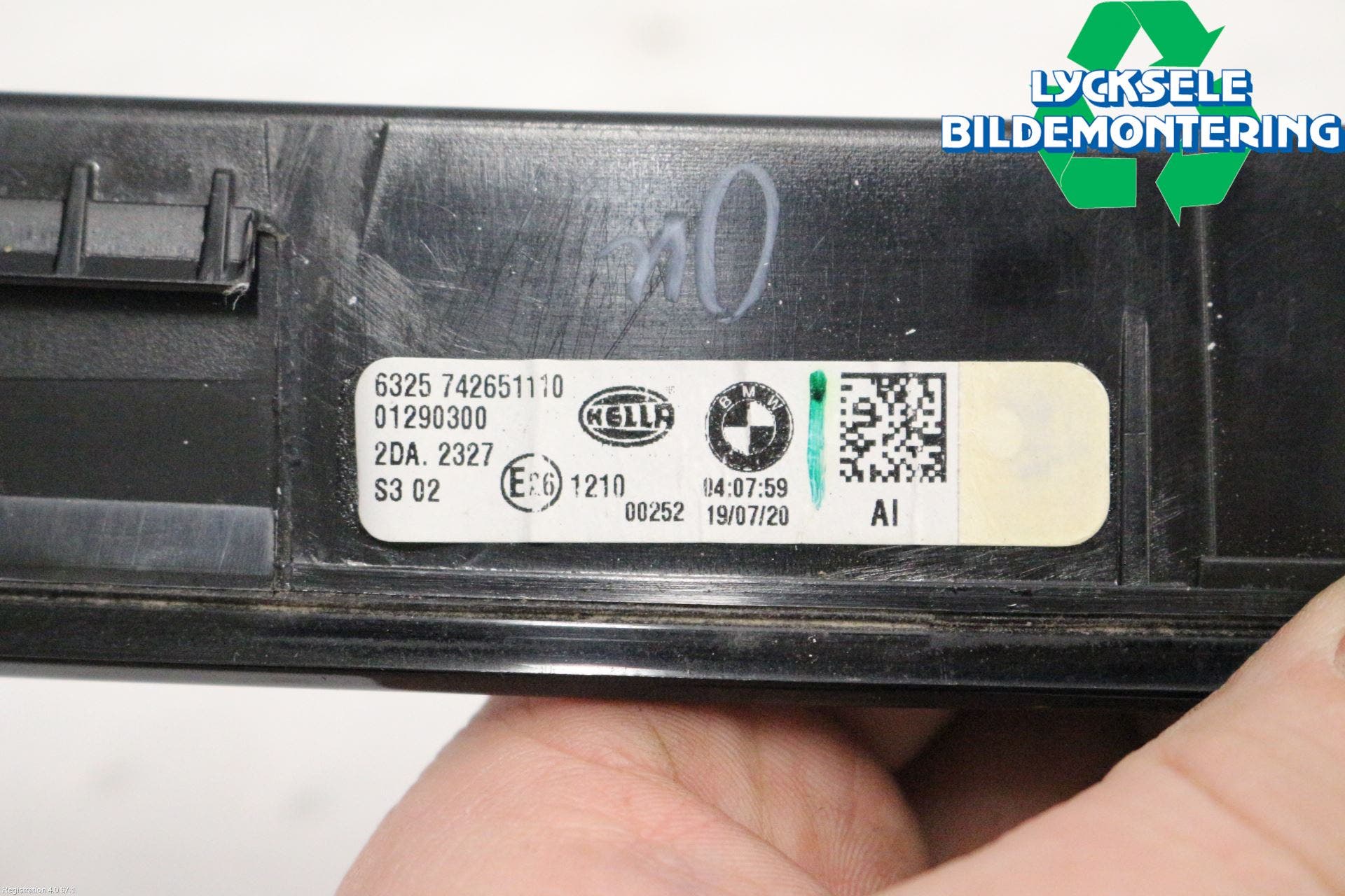 BMW X3 G01 18- Bromsljus Bakruta